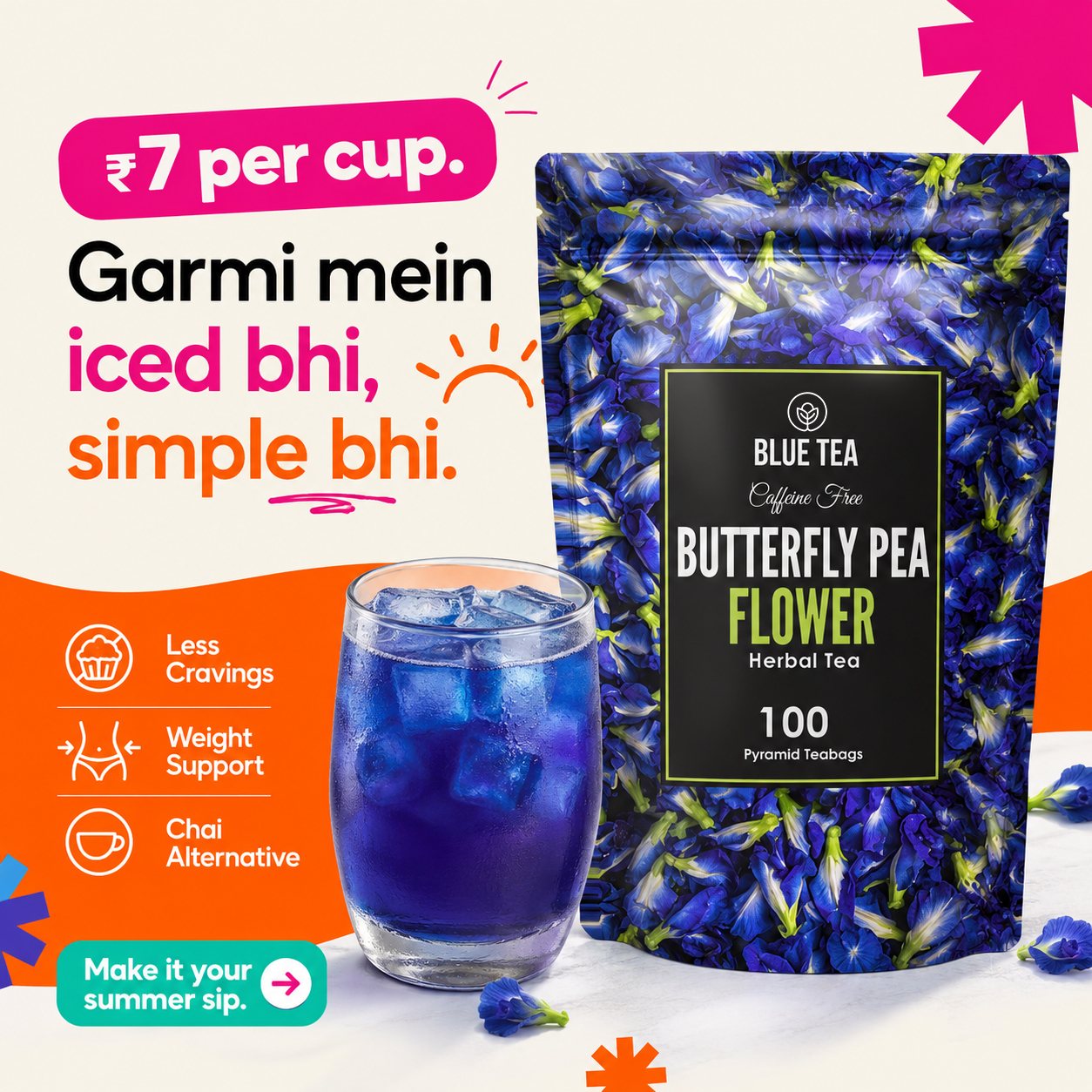 BLUE TEA INDIA Facebook ad