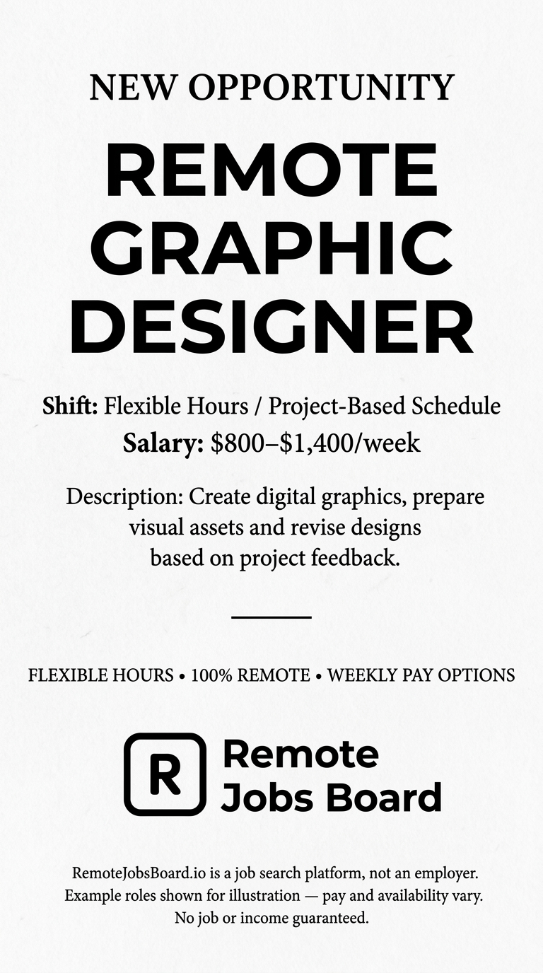 Remote Jobs Board - Work From Anywhere Facebook ad