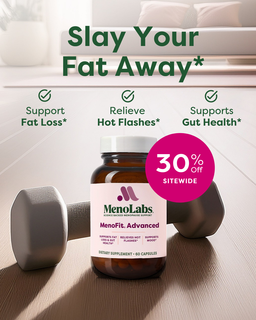MenoLabs Facebook ad