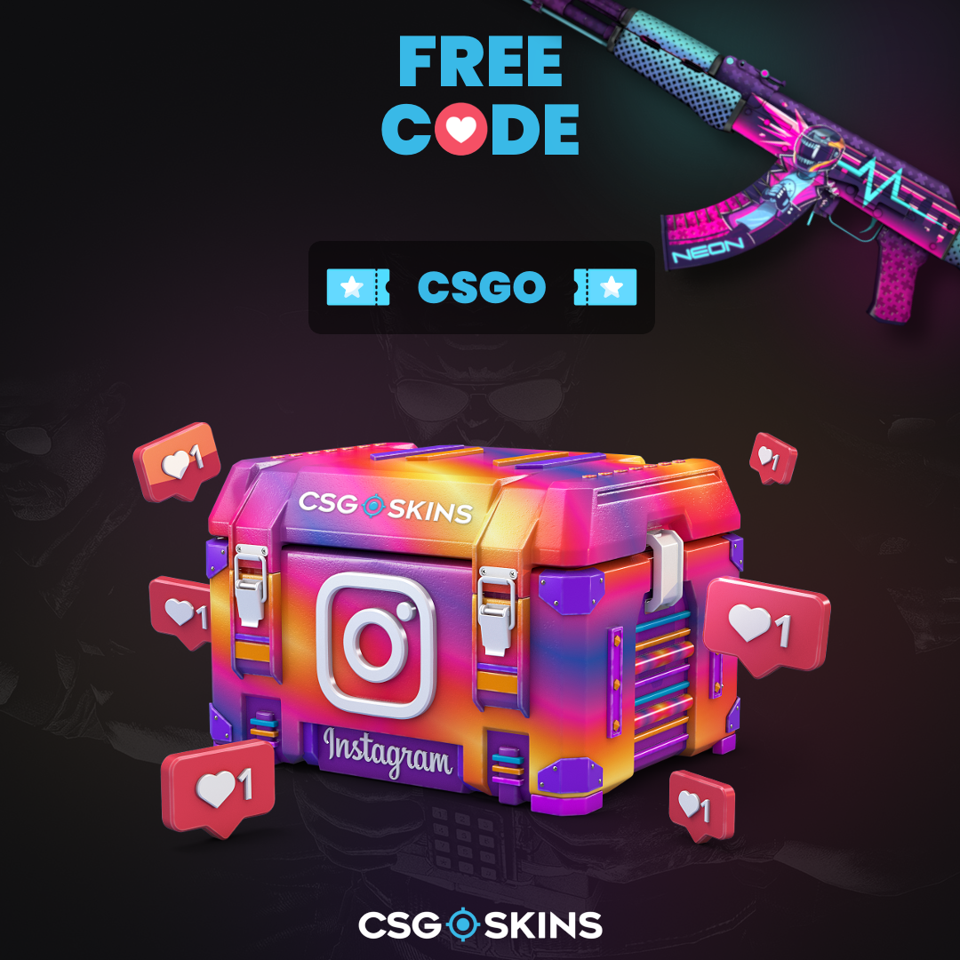 CSGO-SKINS.COM Facebook ad: Use CODE CSGO