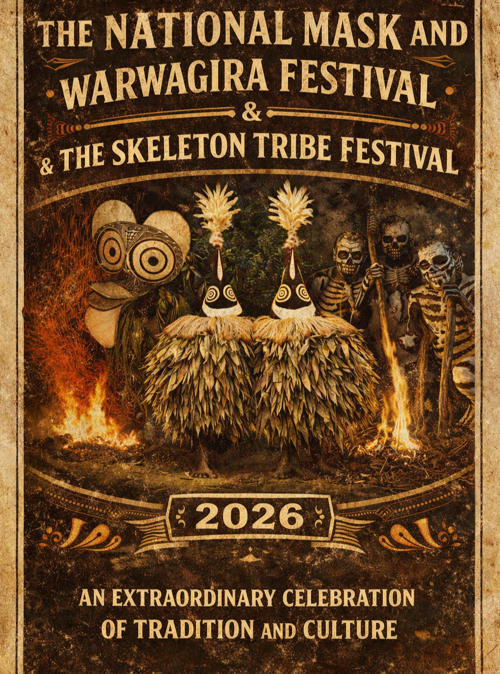 Tribes of Papua New Guinea Facebook ad: Homepage