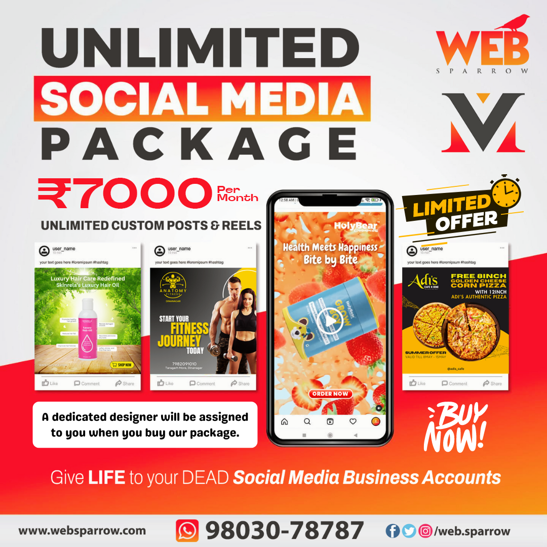 Web Sparrow - Digital Marketing Agency Amritsar Facebook ad: Get Free Demo