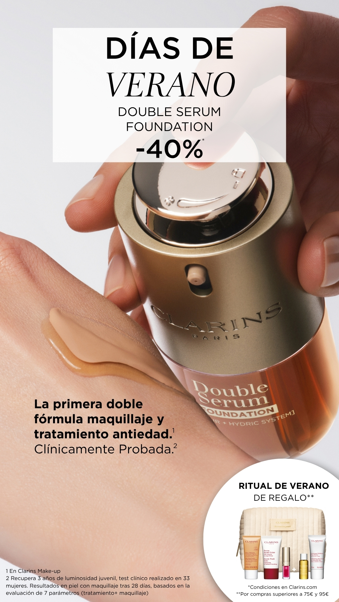 Clarins Facebook ad