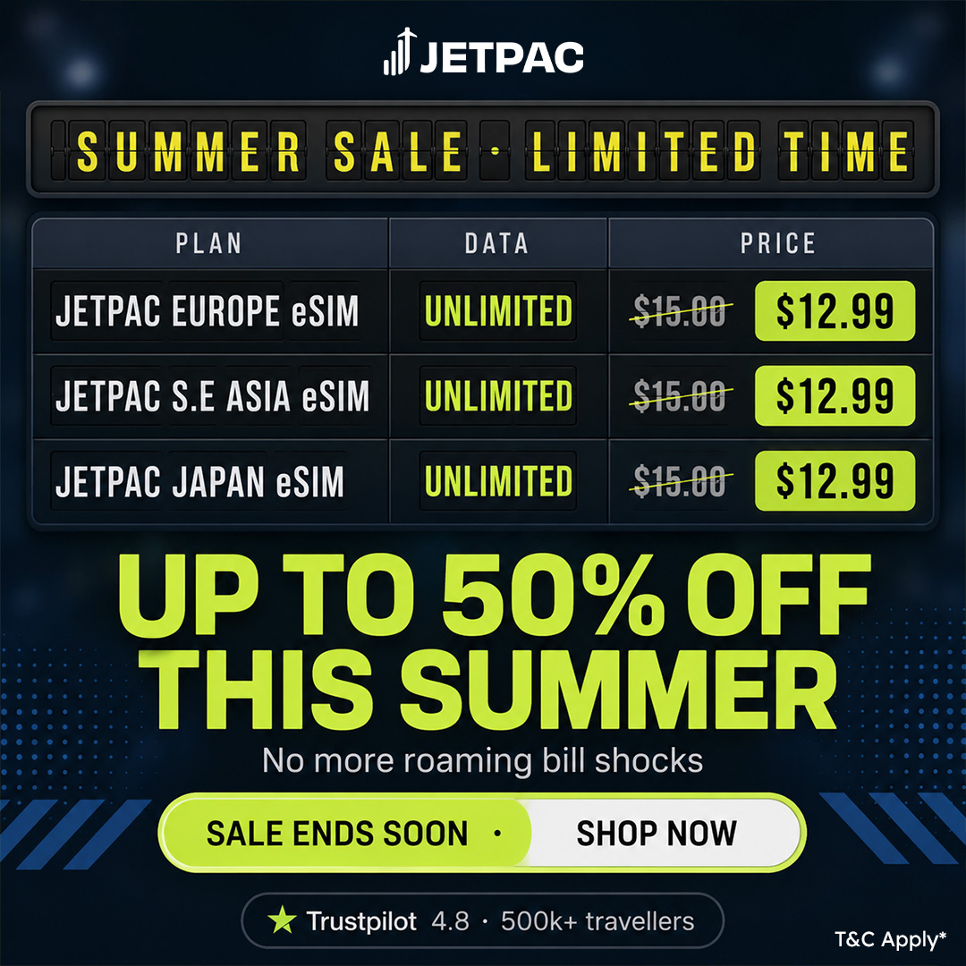Jetpac Facebook ad