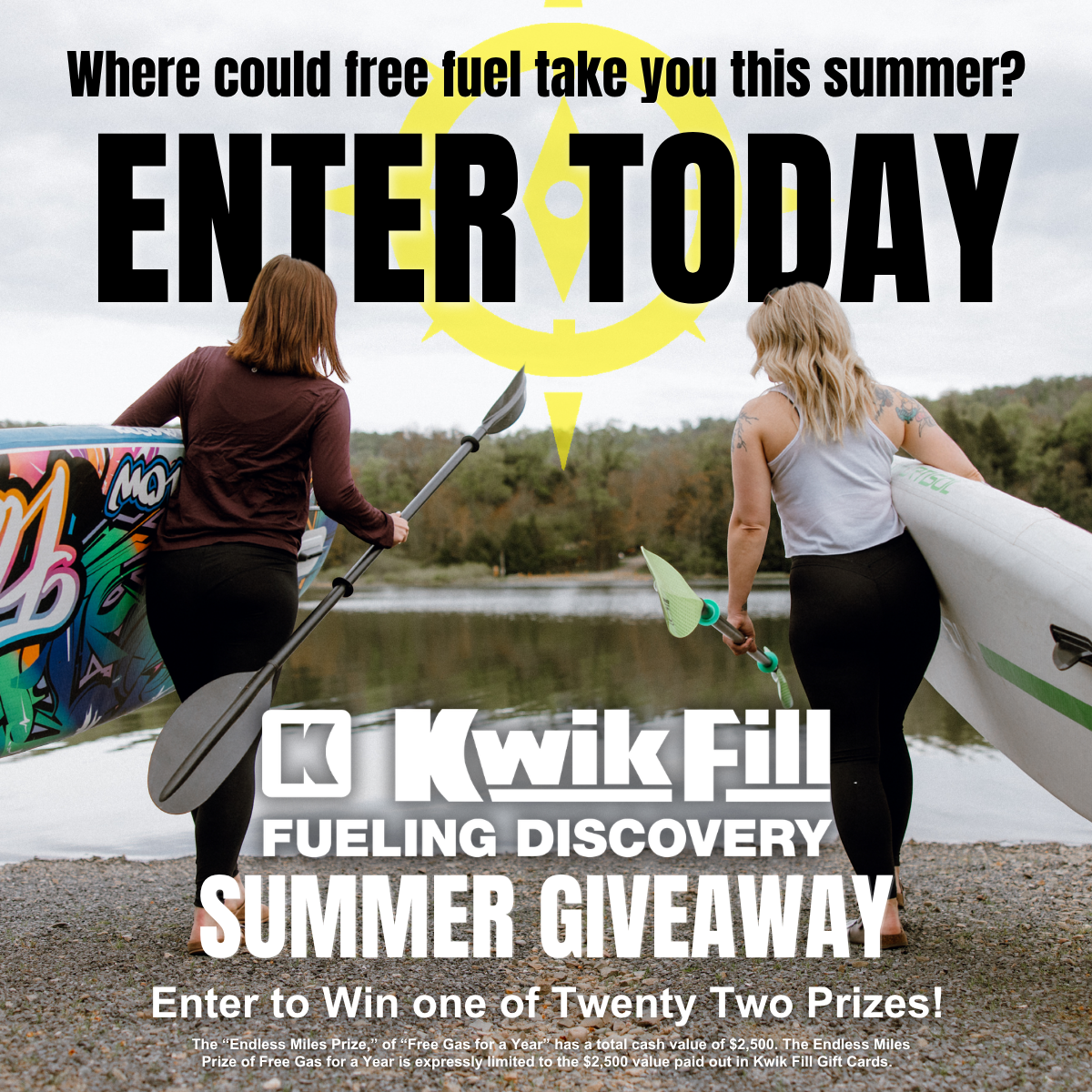 Kwik Fill Facebook ad: Win Hidden Gems All Summer!