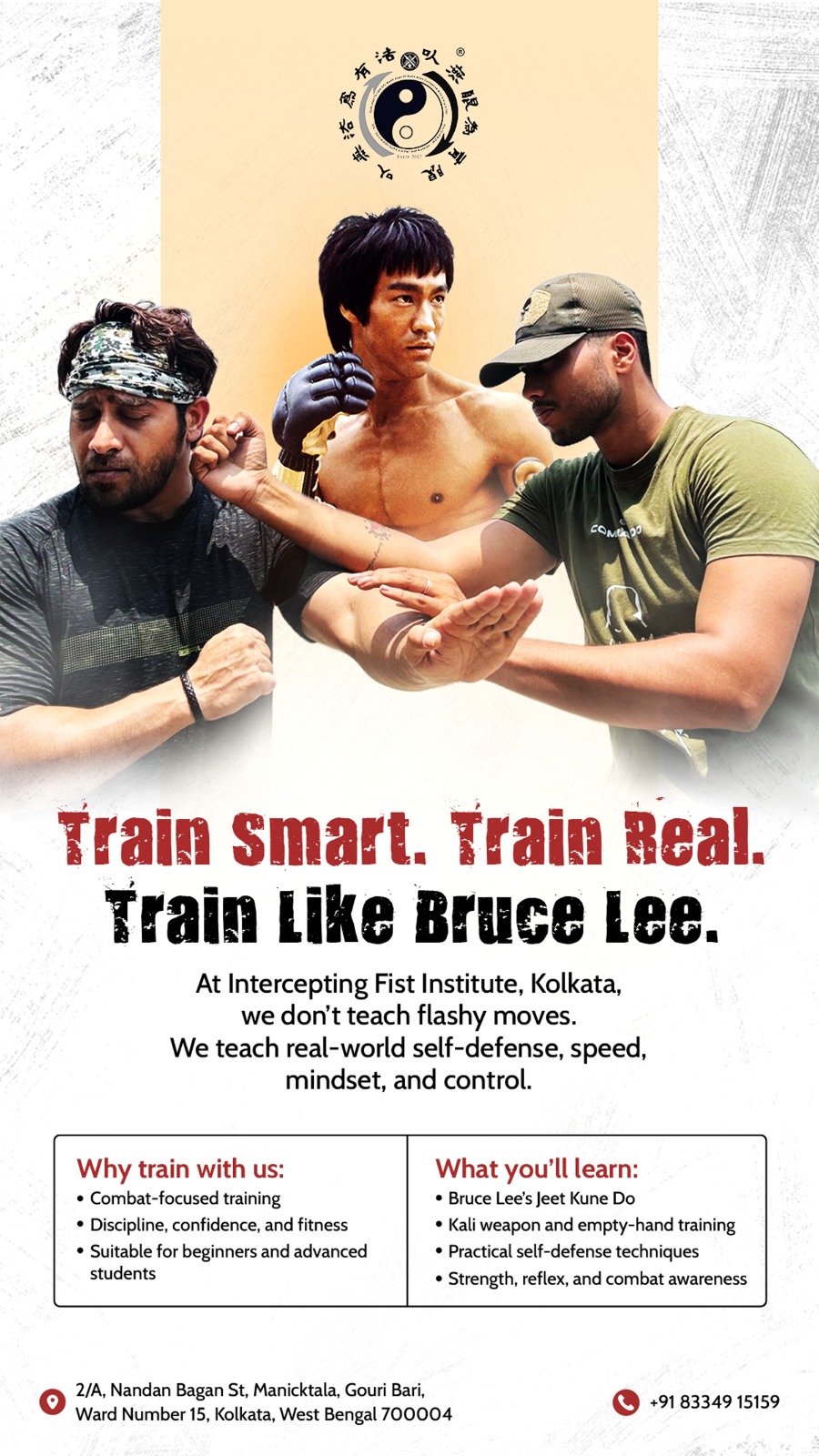 Intercepting Fist Institute-I.F.I Facebook ad: Learn Real Self-Defense Today