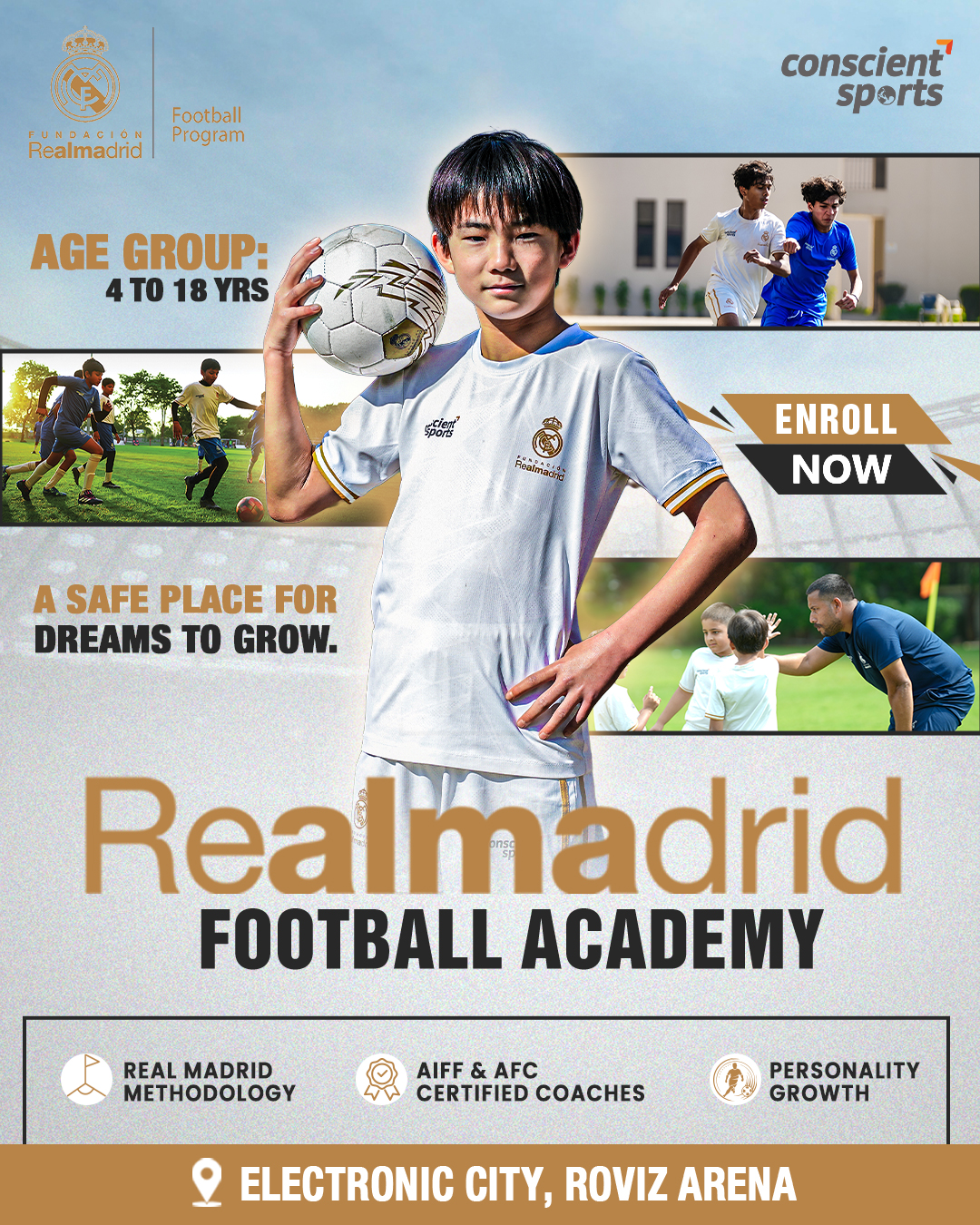RMF India - Partner Conscient Sports Facebook ad