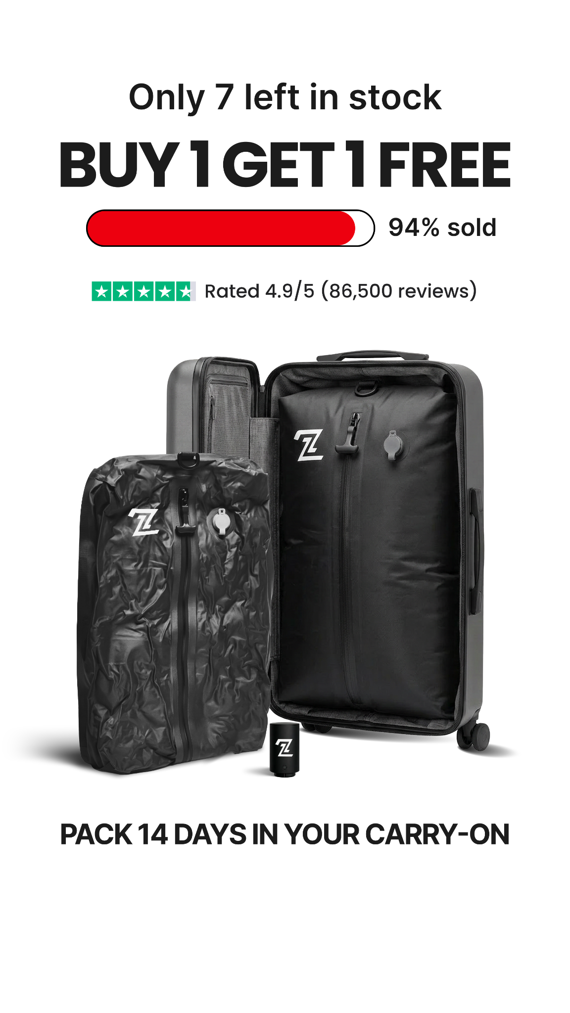 2packbag Facebook ad
