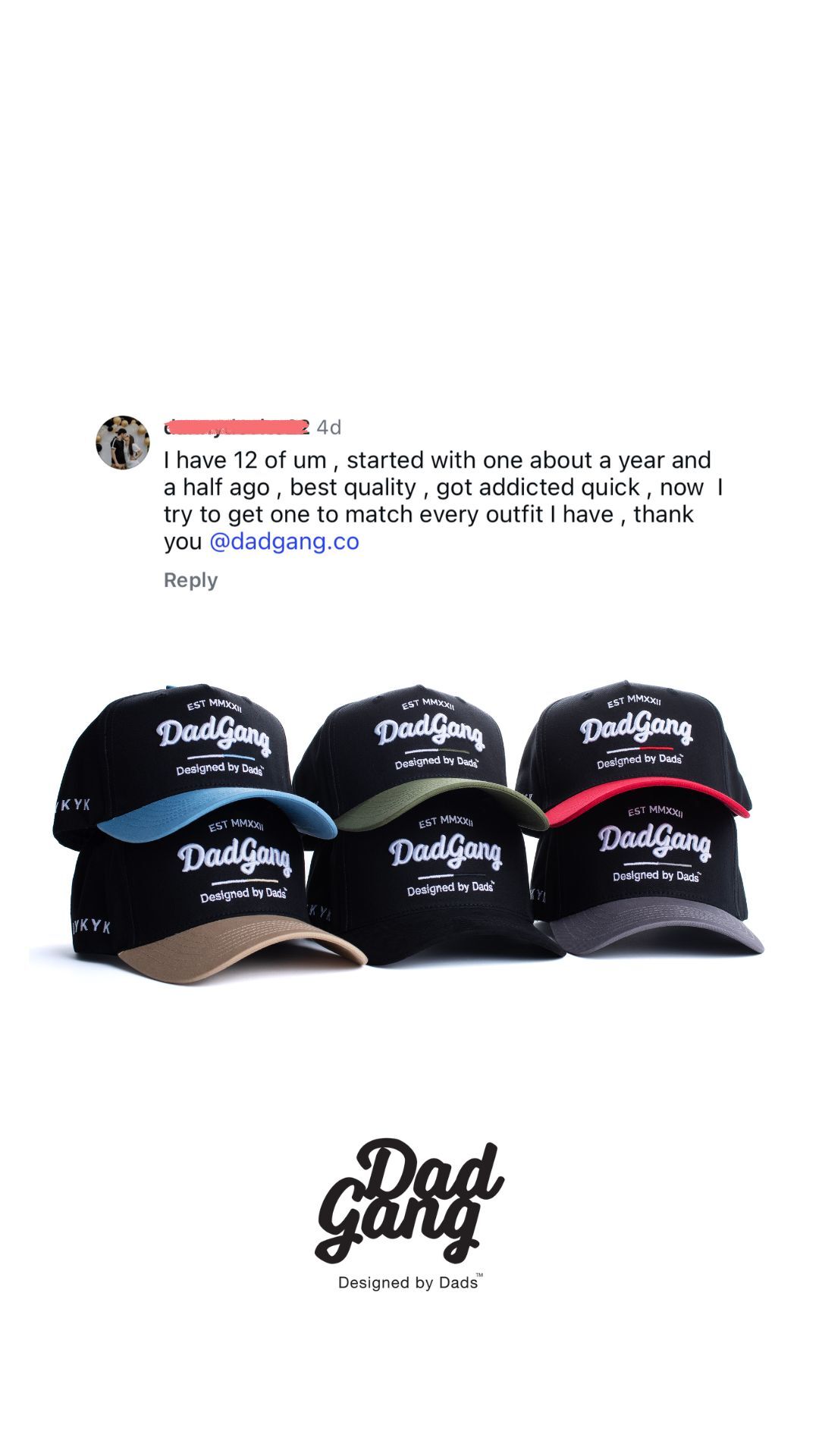 Dad Gang Co. Facebook ad
