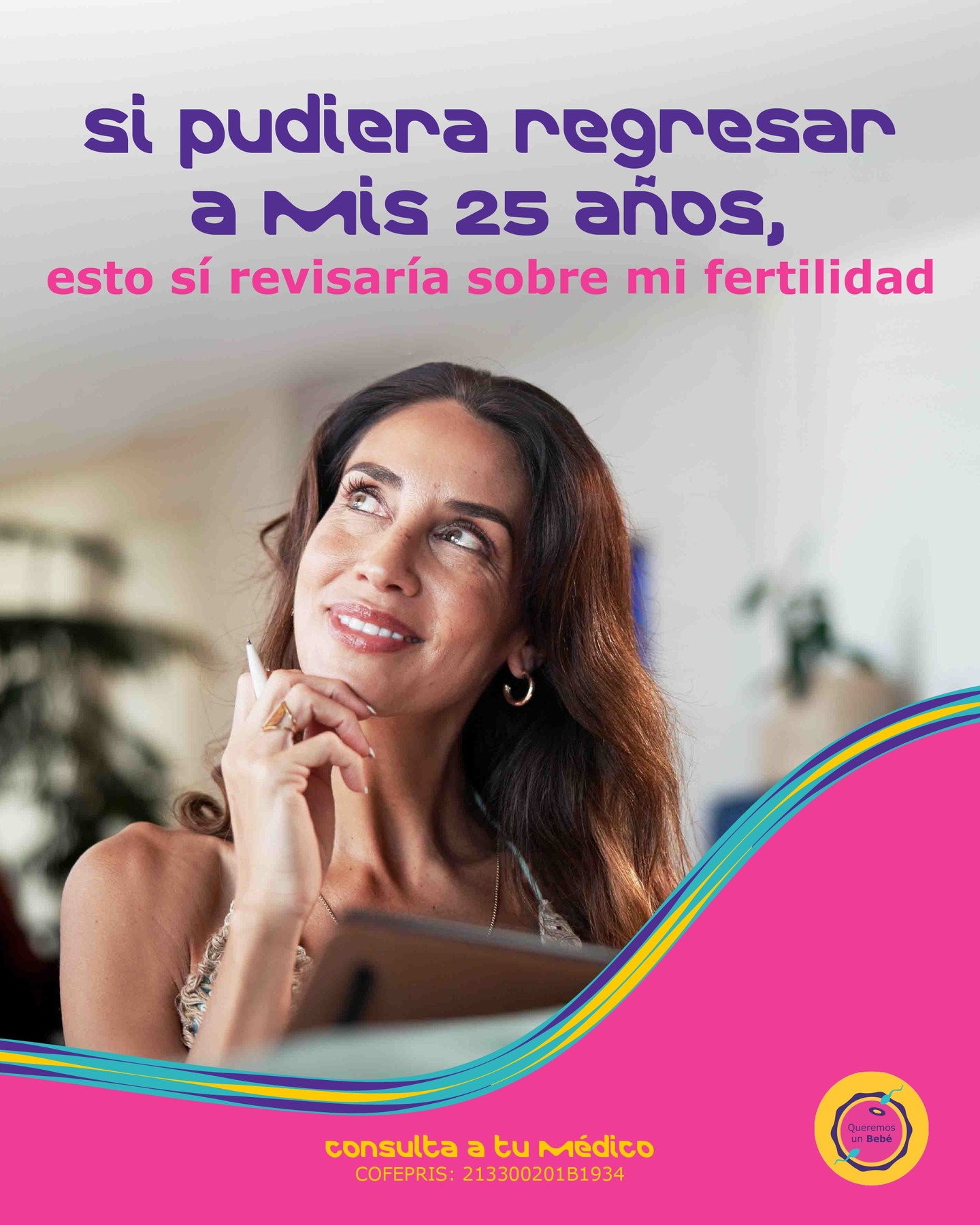 Queremos un Bebé Facebook ad: Pensar en la posibilidad de un embarazo no…