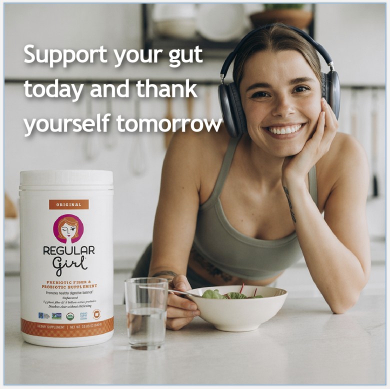 Regular Girl Facebook ad