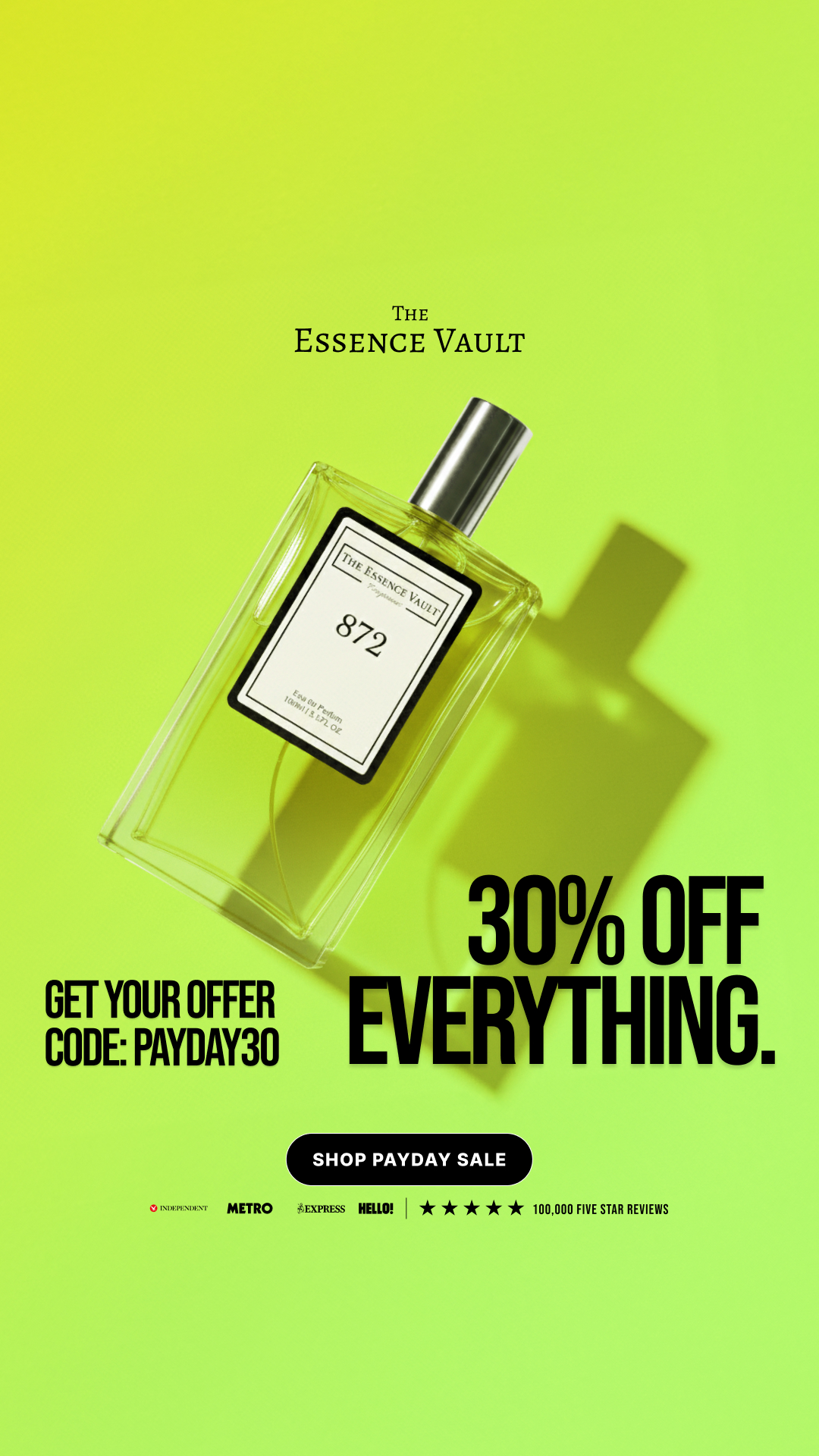 The Essence Vault Facebook ad