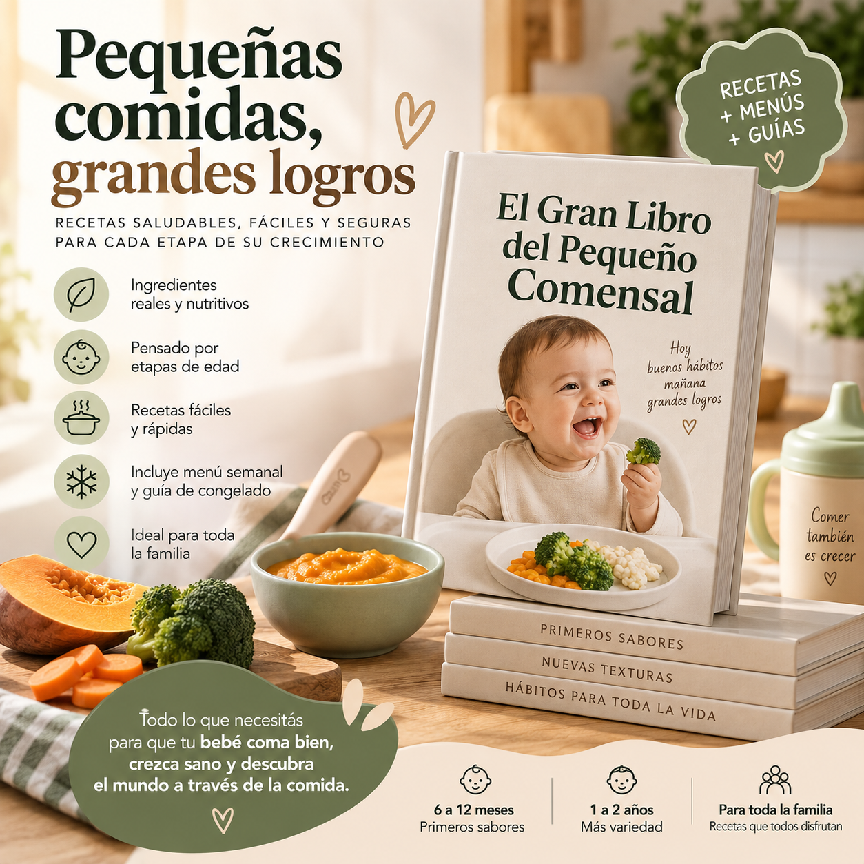 Peque Mundo Facebook ad: El Gran Libro del Pequeño Comensal