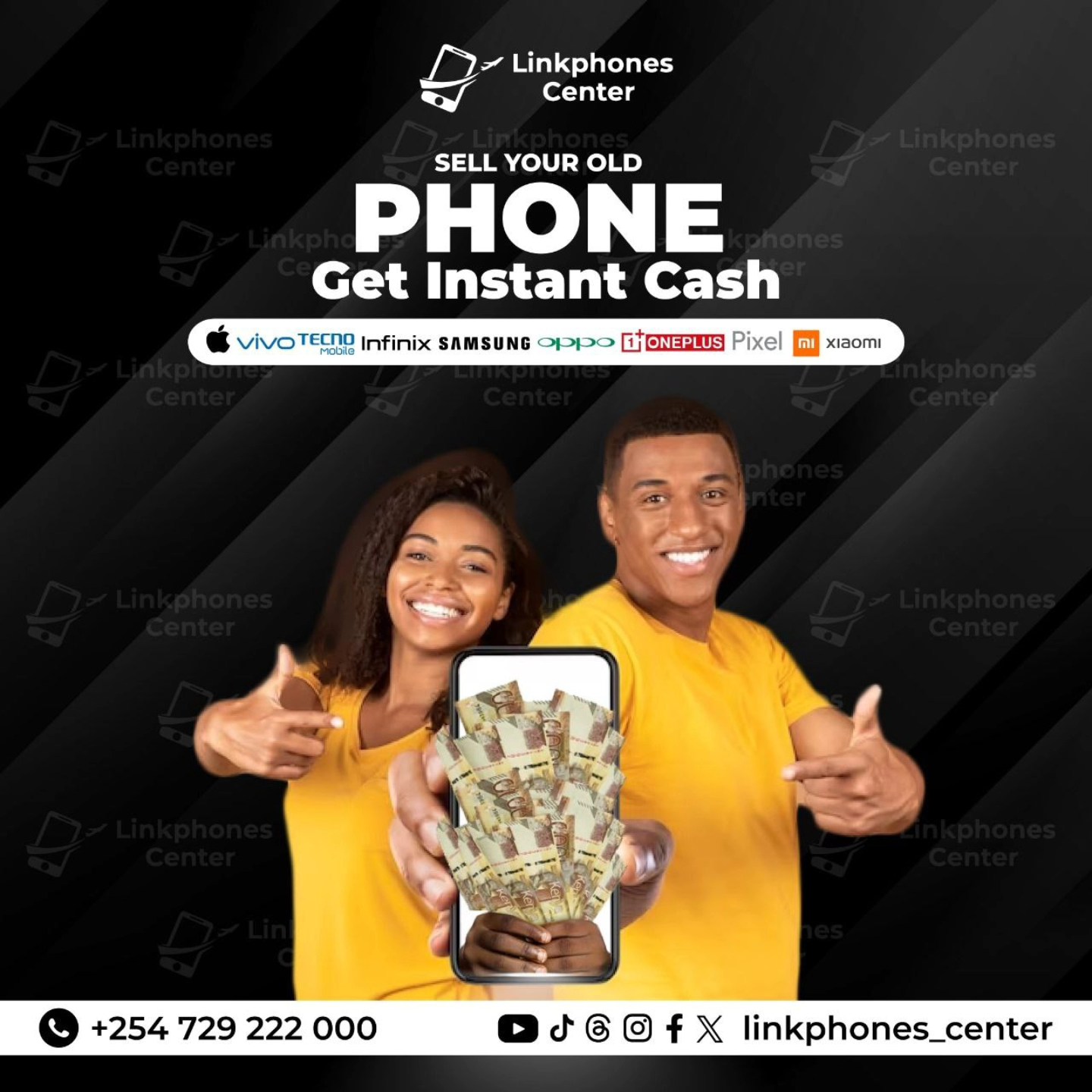 LinkPhones Center - Phones in Kenya and Price Facebook ad: Sell your old phone to us And get…