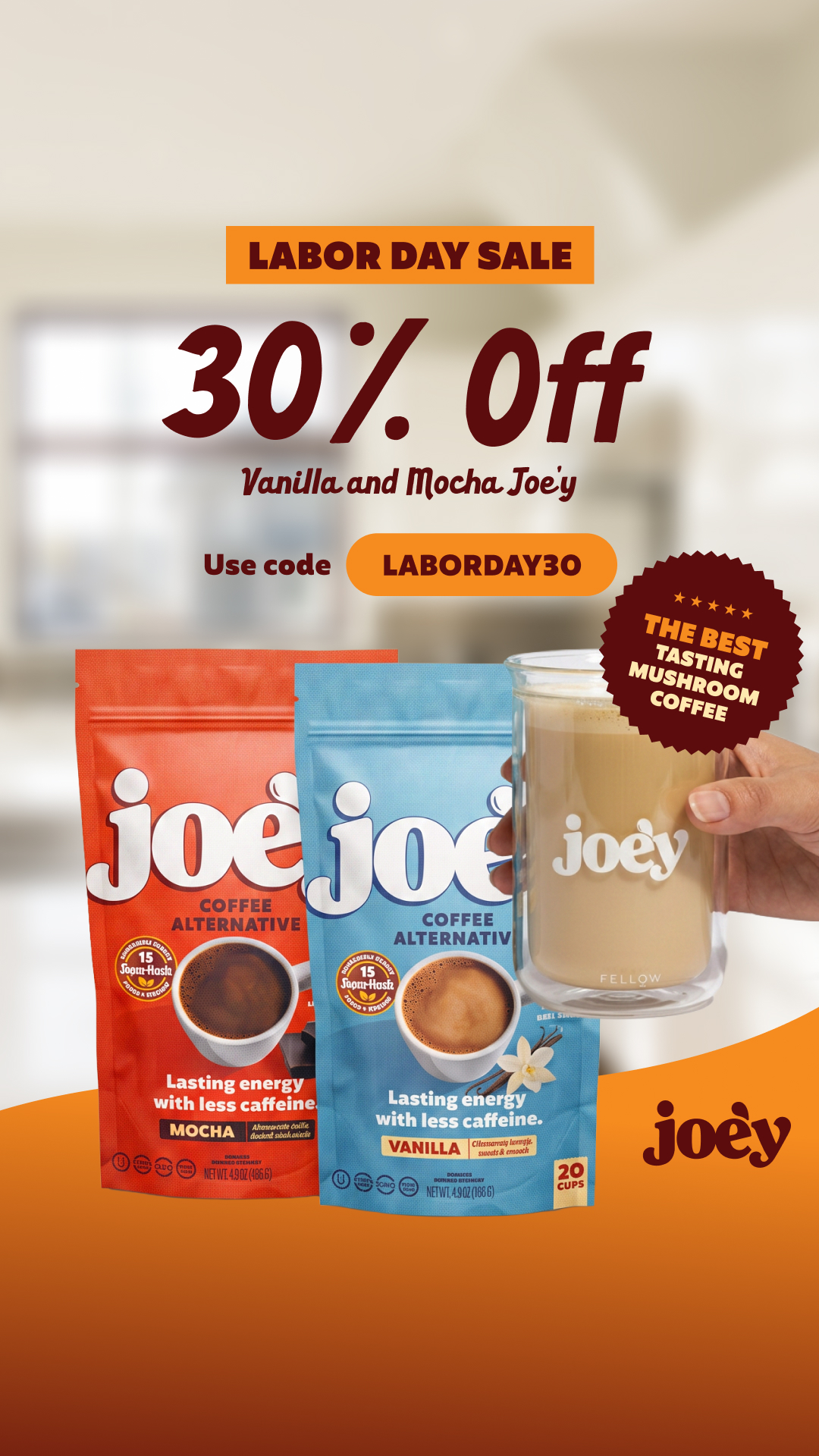 Joe'y Facebook ad