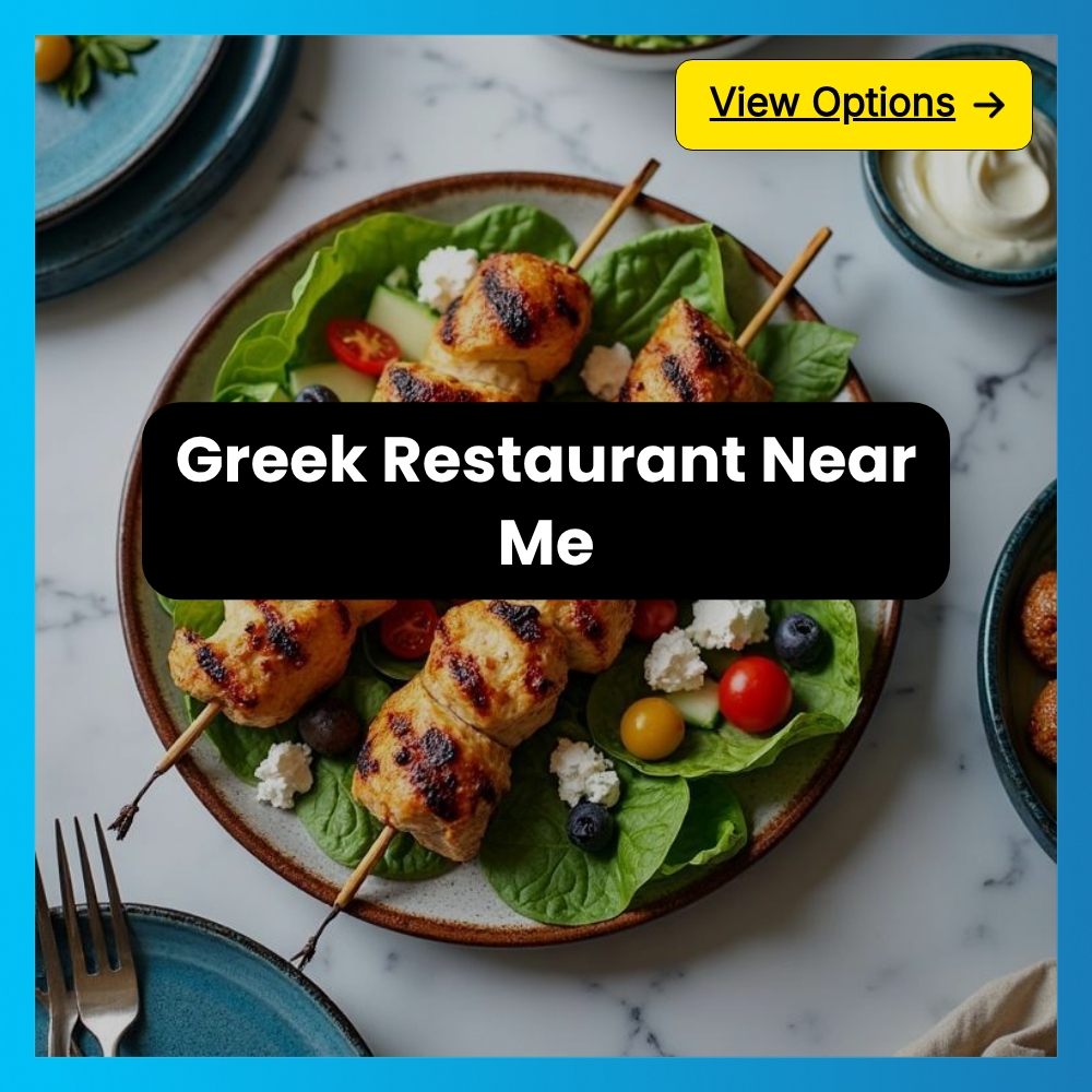 Preckens Alpha Facebook ad: Greek Restaurant Near Me.