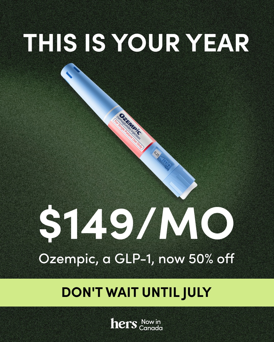 Hers Facebook ad