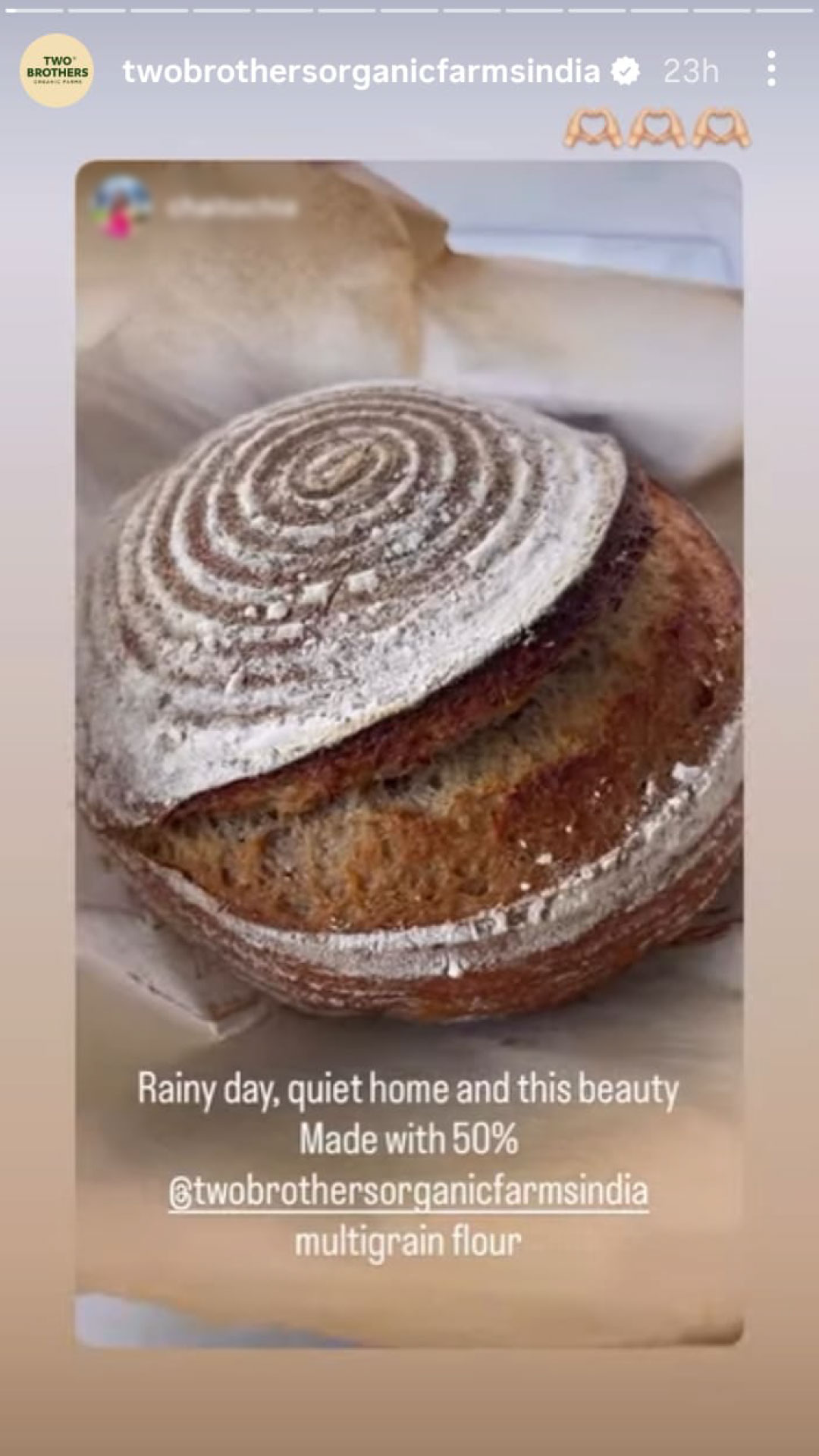 Two Brothers Organic Farms Facebook ad