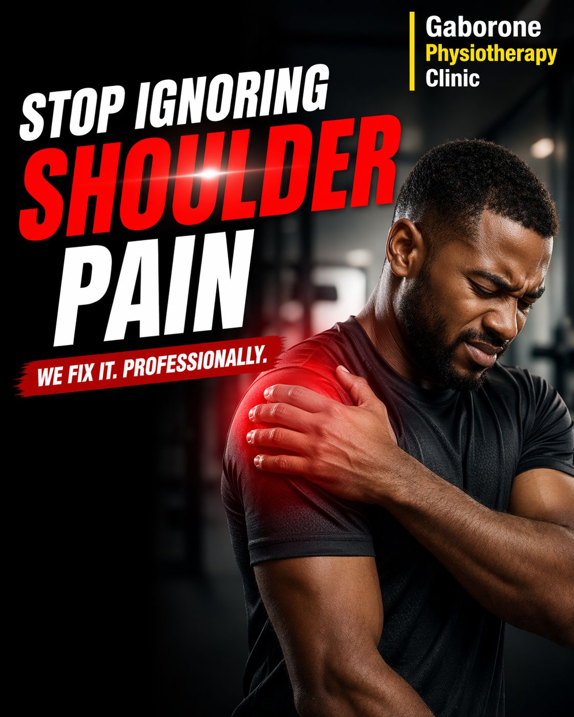Gaborone Physiotherapy Clinic Facebook ad