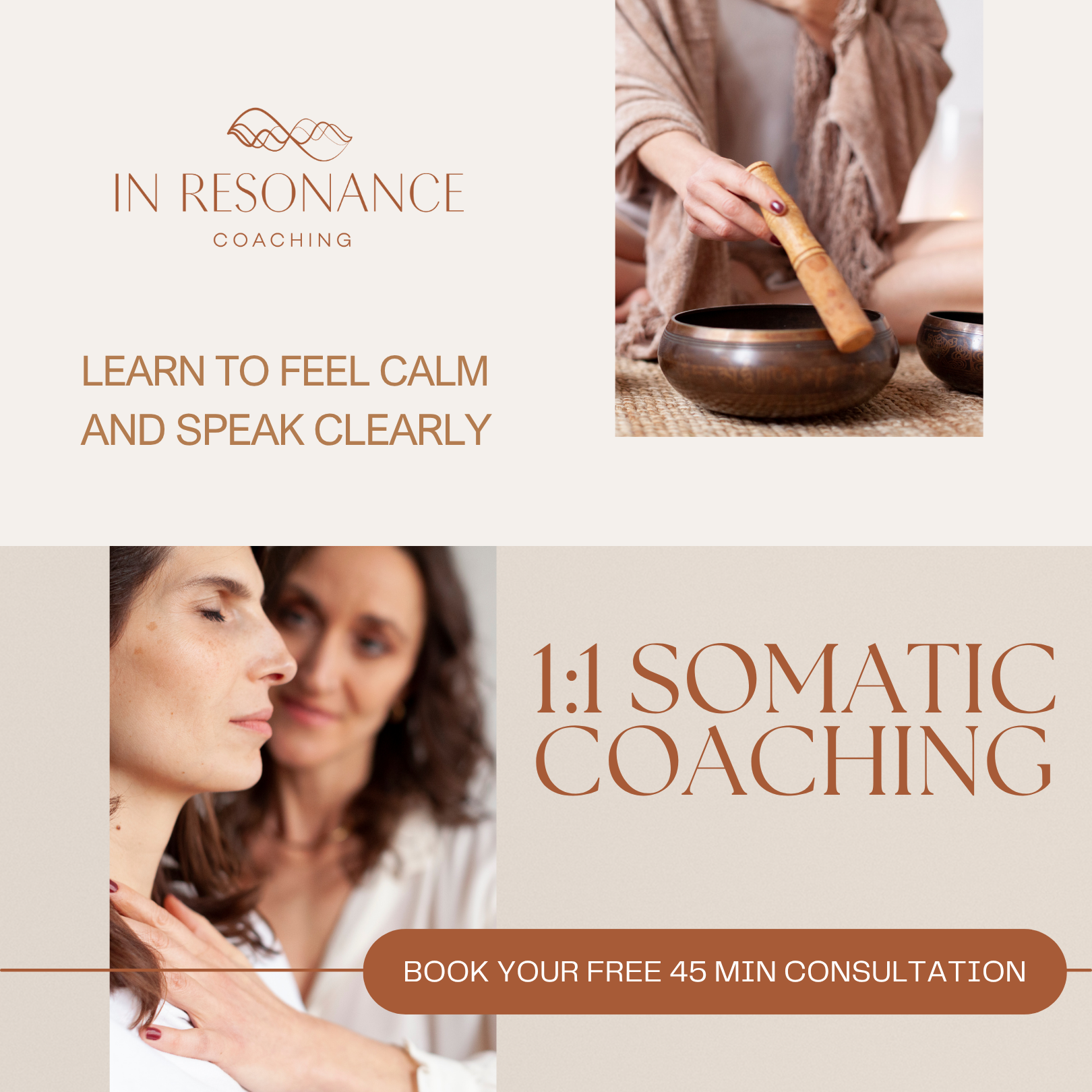 Amy Thiessen Facebook ad: Feel More Grounded & Connected