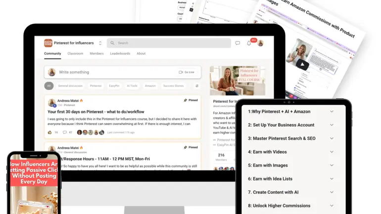 Kindly Connected Facebook ad: PINTEREST FOR INFLUENCERS