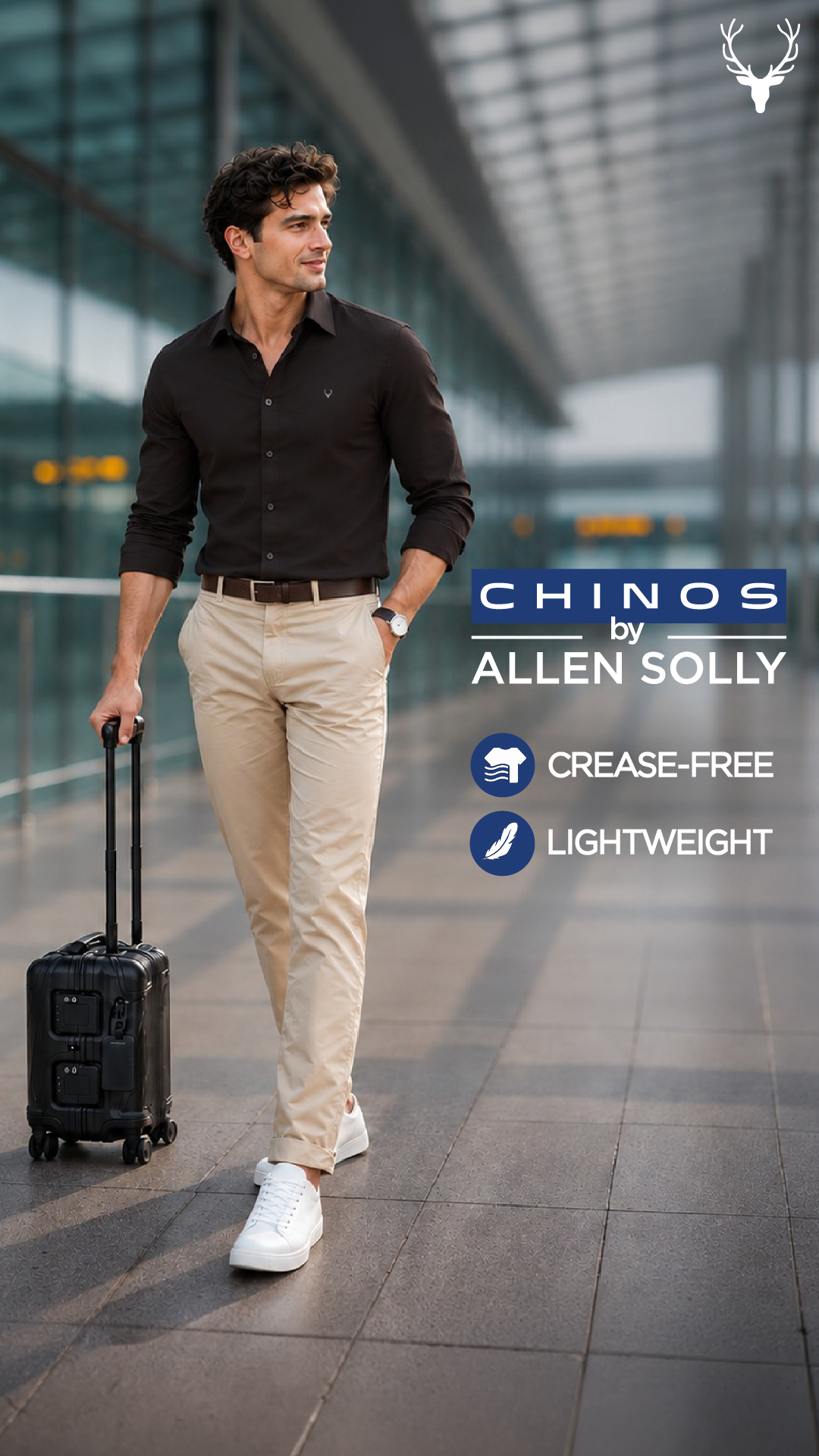 Allen Solly Facebook ad: Chinos That Keep Up.