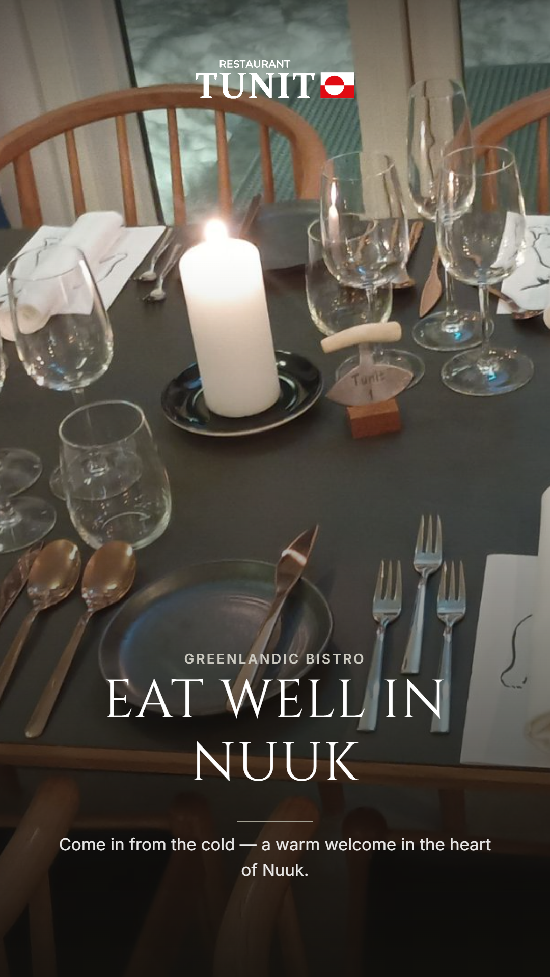 Restaurant Tunit Facebook ad: Taste Greenland