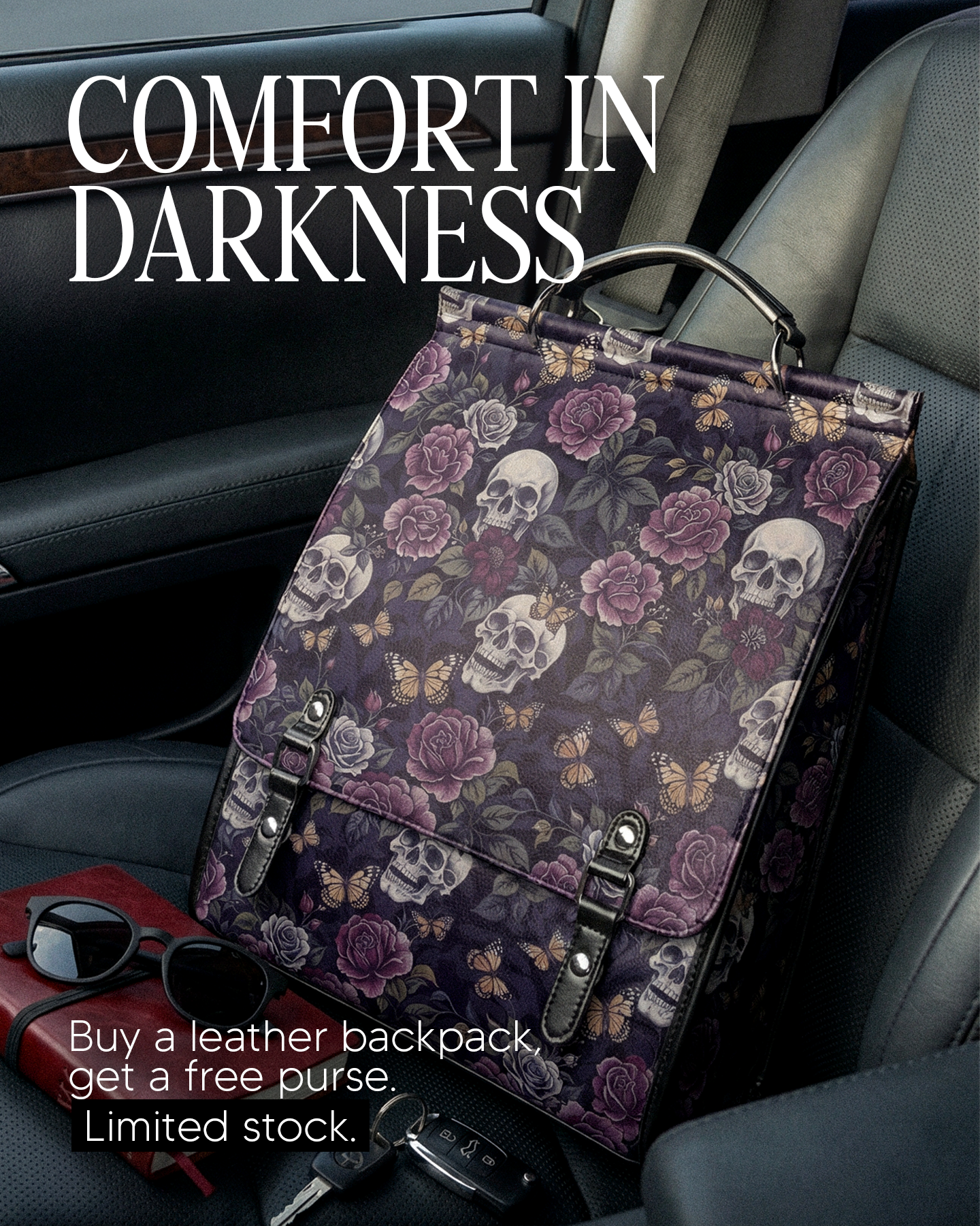 Skullette - Leather Handbags For Skull Lovers Facebook ad
