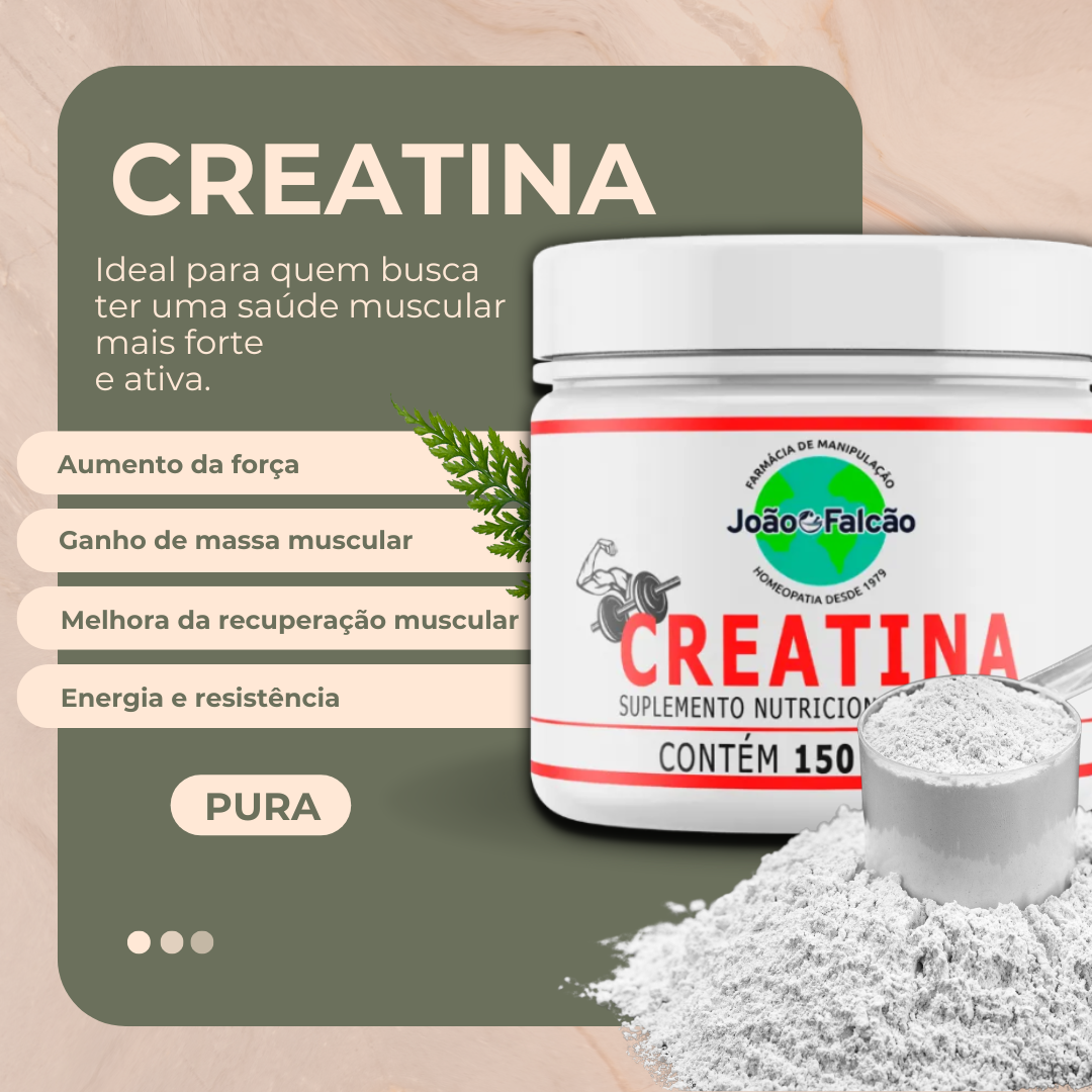 Farmácia João Falcão Facebook ad: Creatina Pura