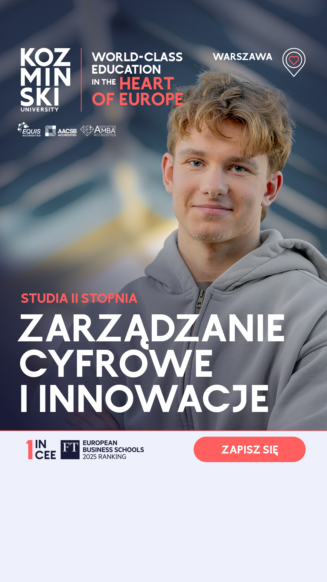 Akademia Leona Koźmińskiego - Kozminski University Facebook ad