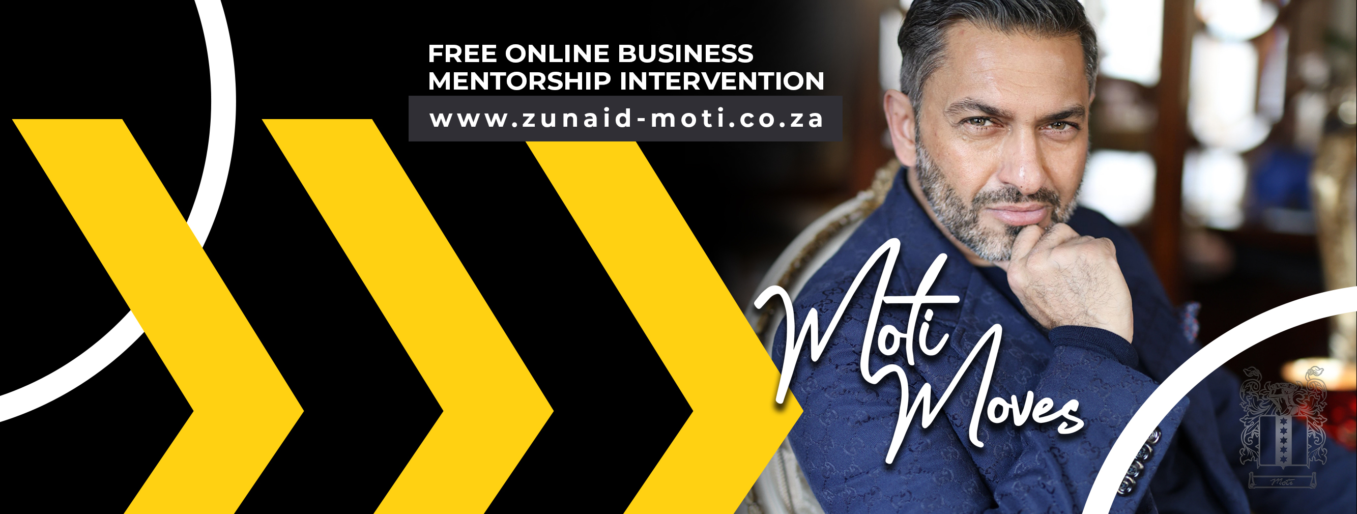 Zunaid Moti Facebook ad: To give back, I offer real, raw, practical…