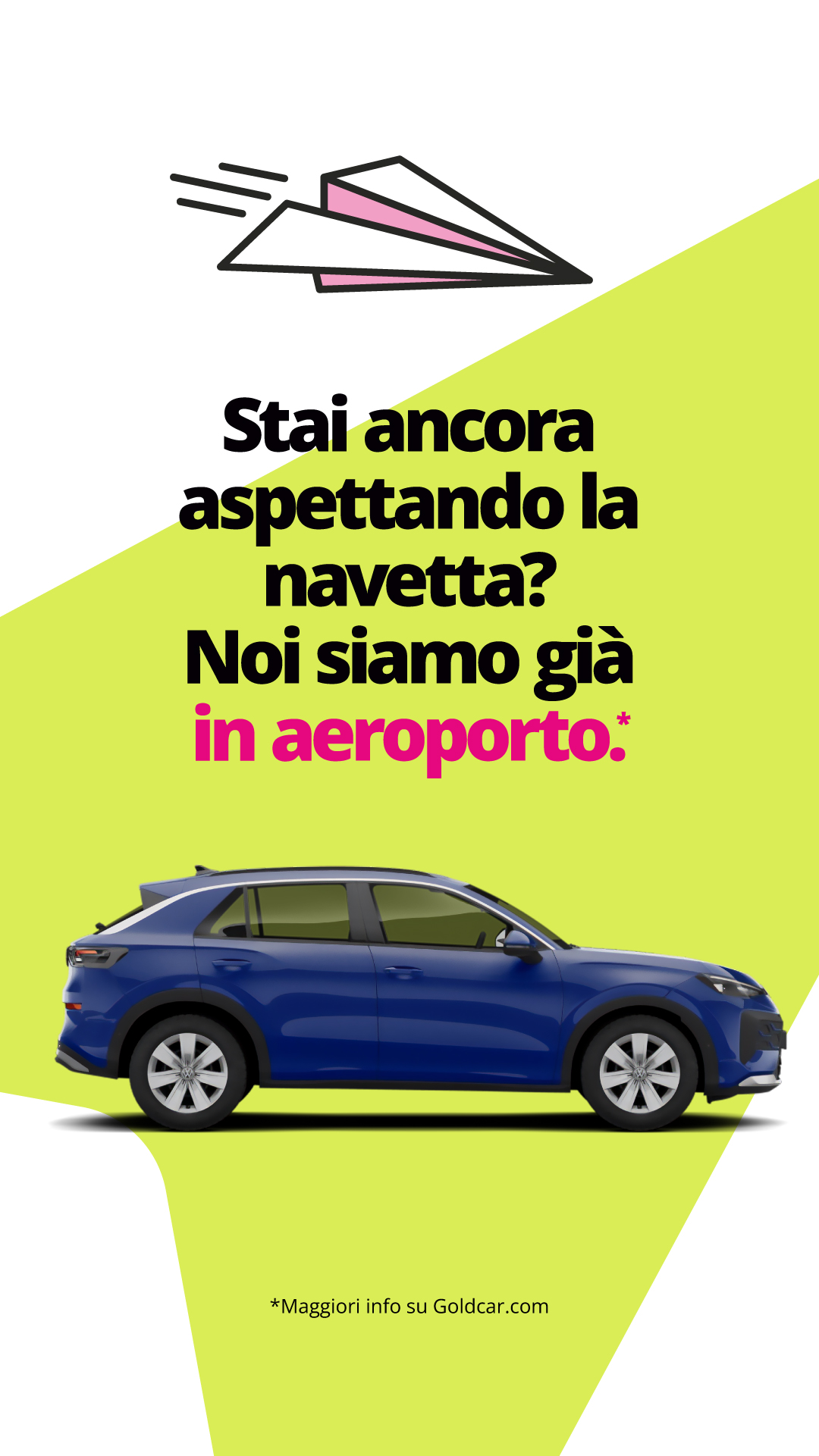 Goldcar Facebook ad: Noleggio auto economico | Goldcarr