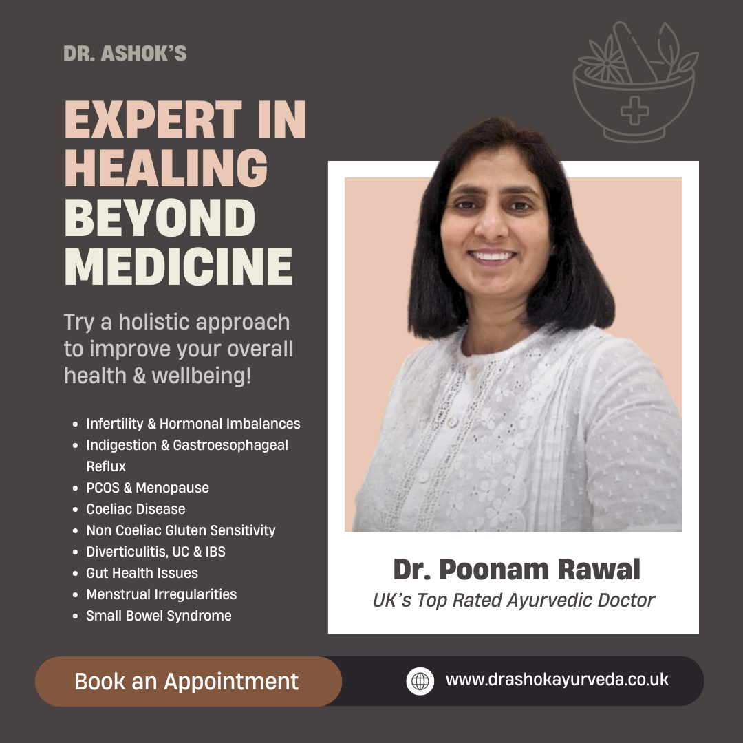 Dr. Ashok's Facebook ad: Certified Ayurvedic Doctor