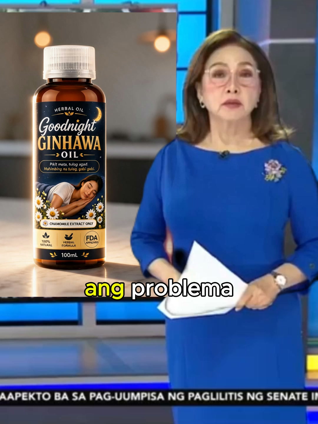 Goodnight Ginhawa-Herbal Oil Facebook ad: Goodnight Ginhawa Oil, Relaxing Bedtime Companion