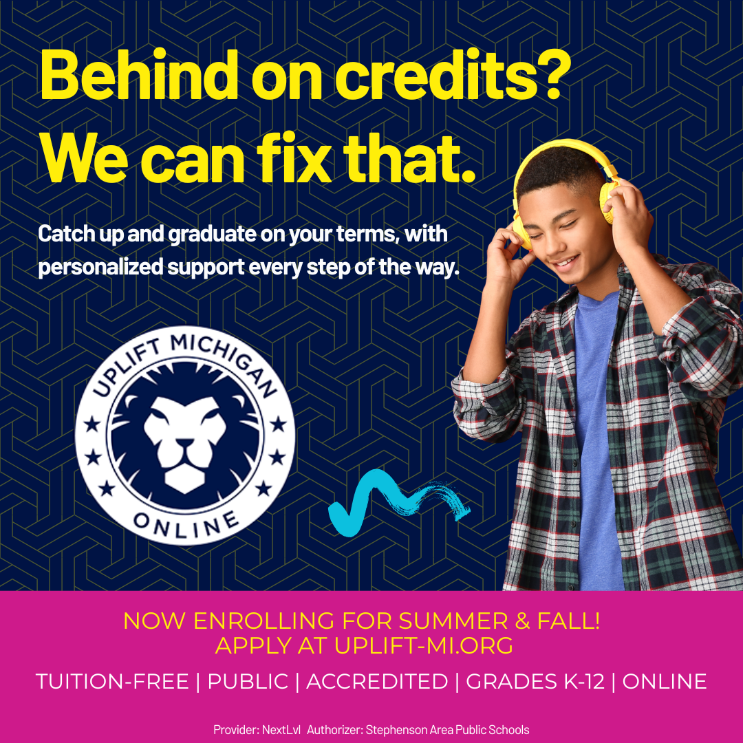 Uplift Michigan Online School Facebook ad