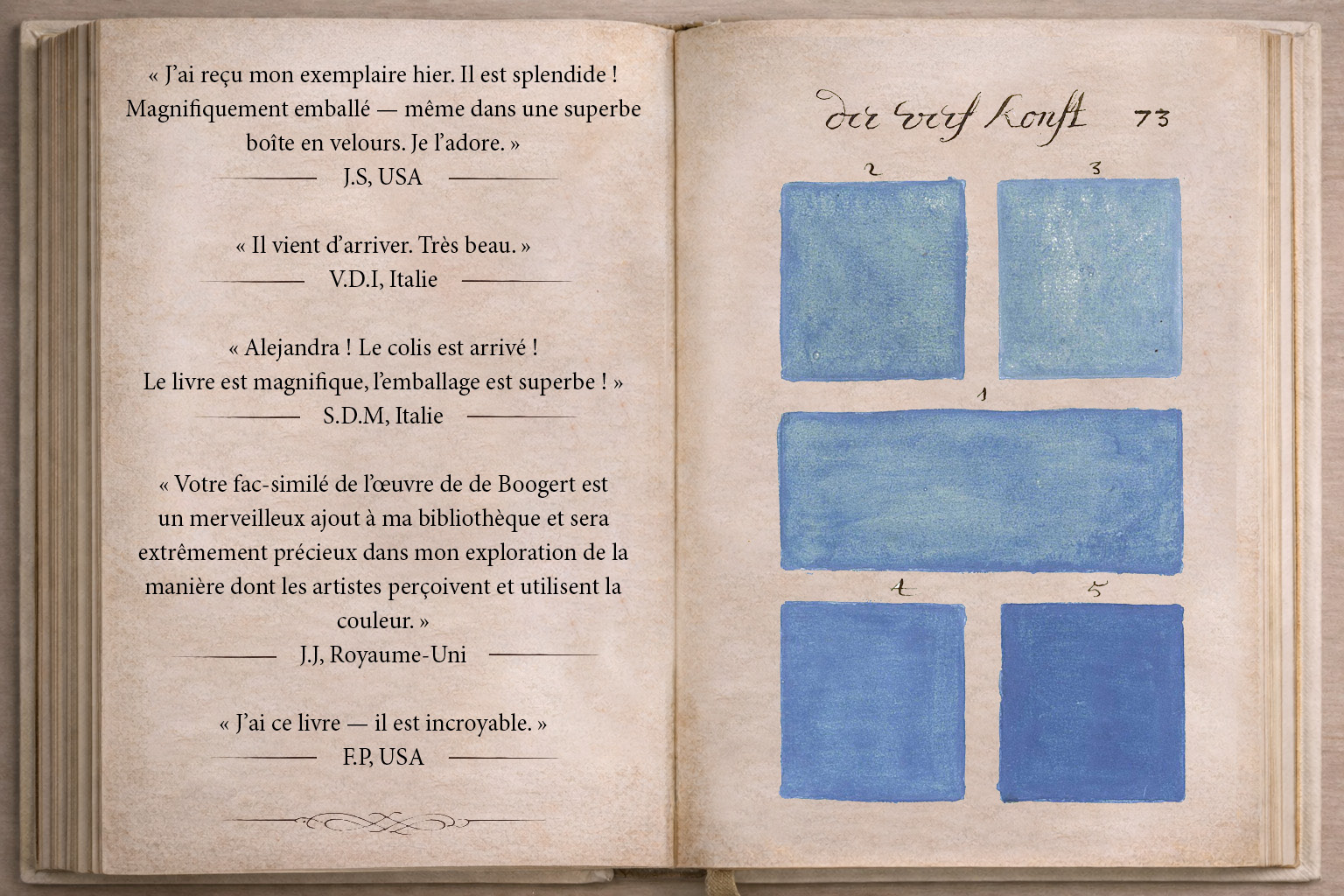 The Galobart Books Facebook ad: Le livre des couleurs de 1692