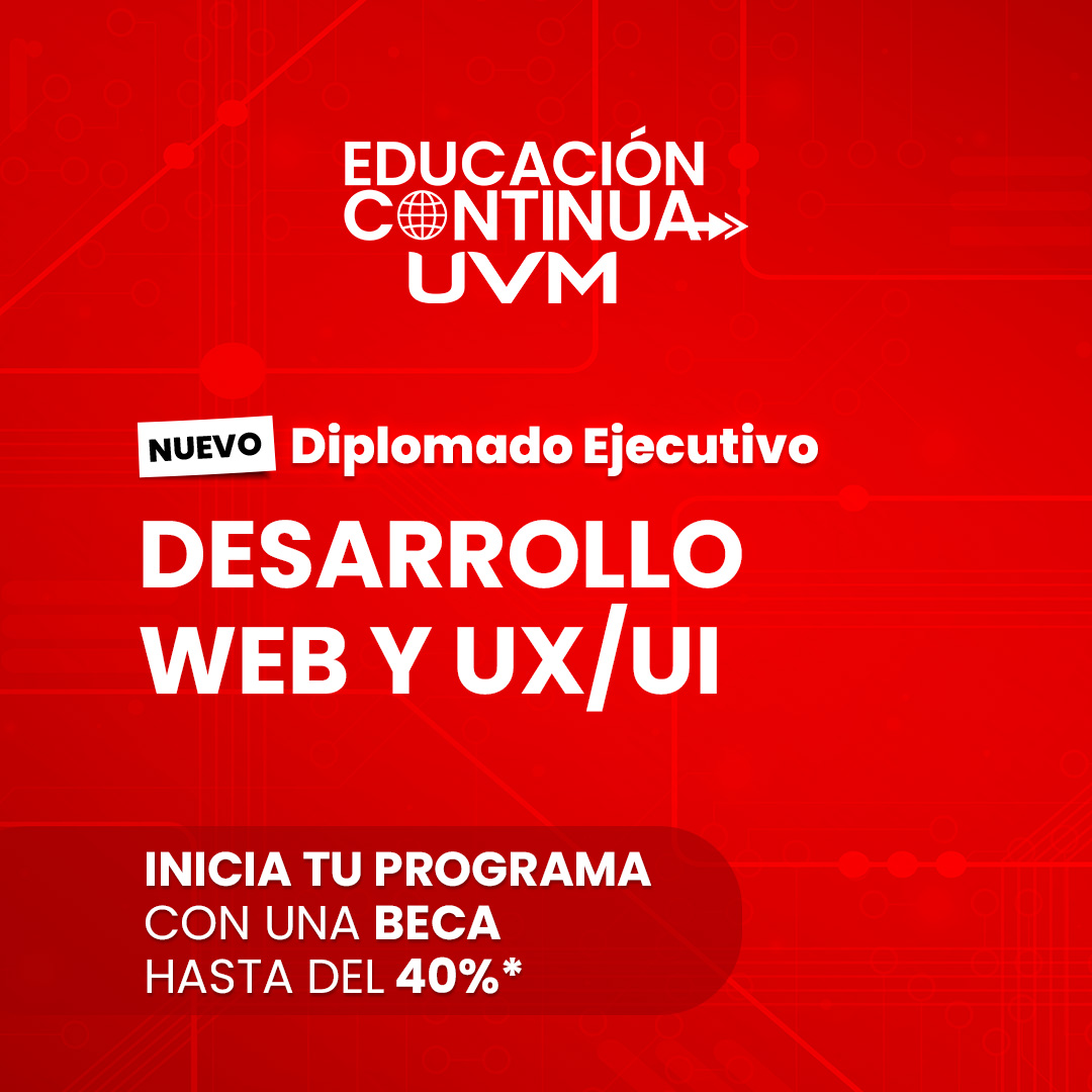 UVM Facebook ad: Clases en vivo 100% online