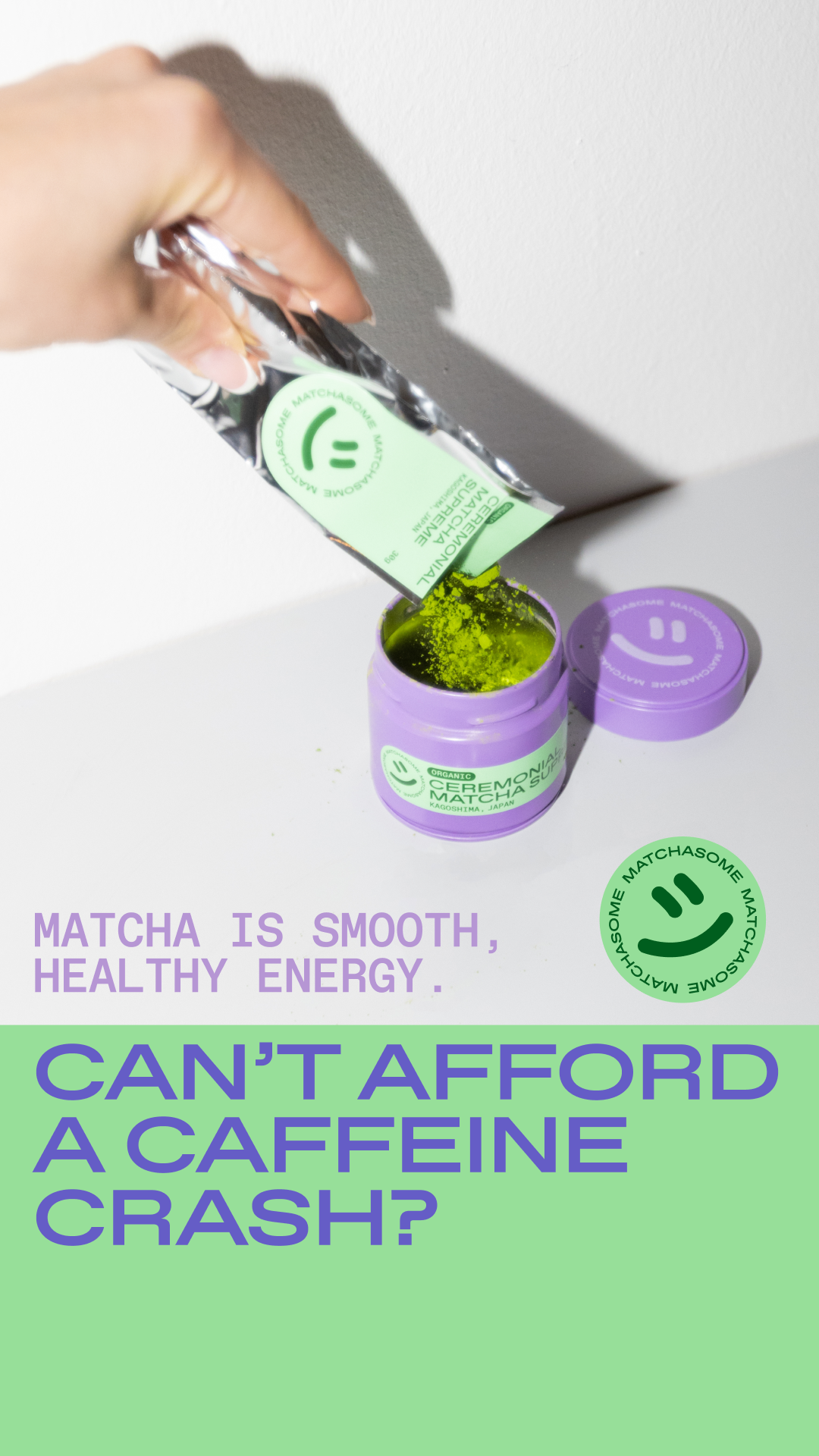 Matchasome Facebook ad from Jul 23, 2026