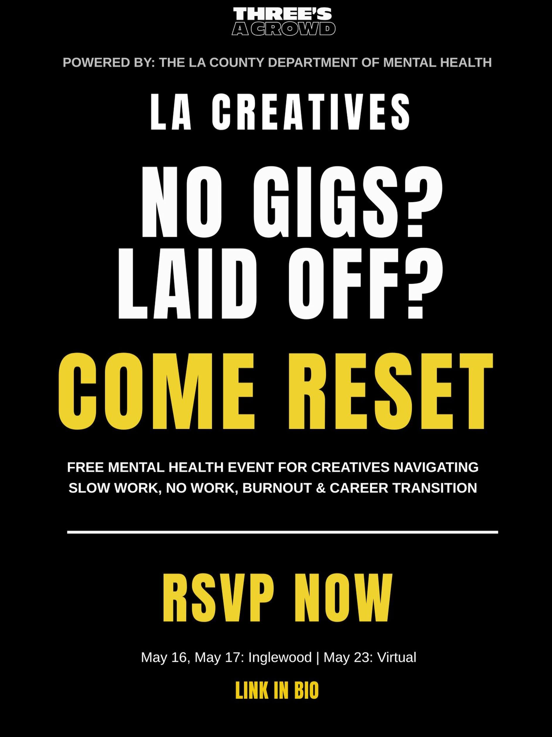 creativeresetla Facebook ad: Creative work has slowed down for a lot…
