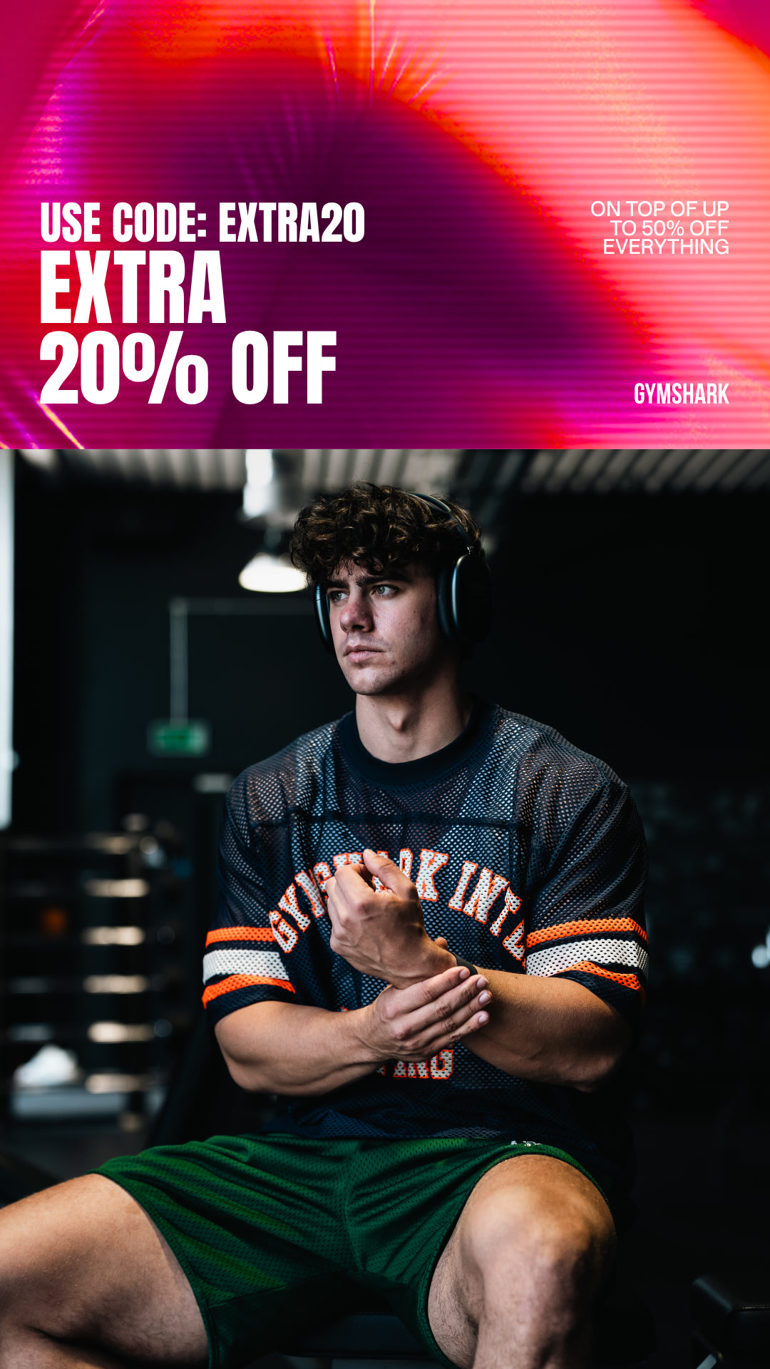 Gymshark Facebook ad