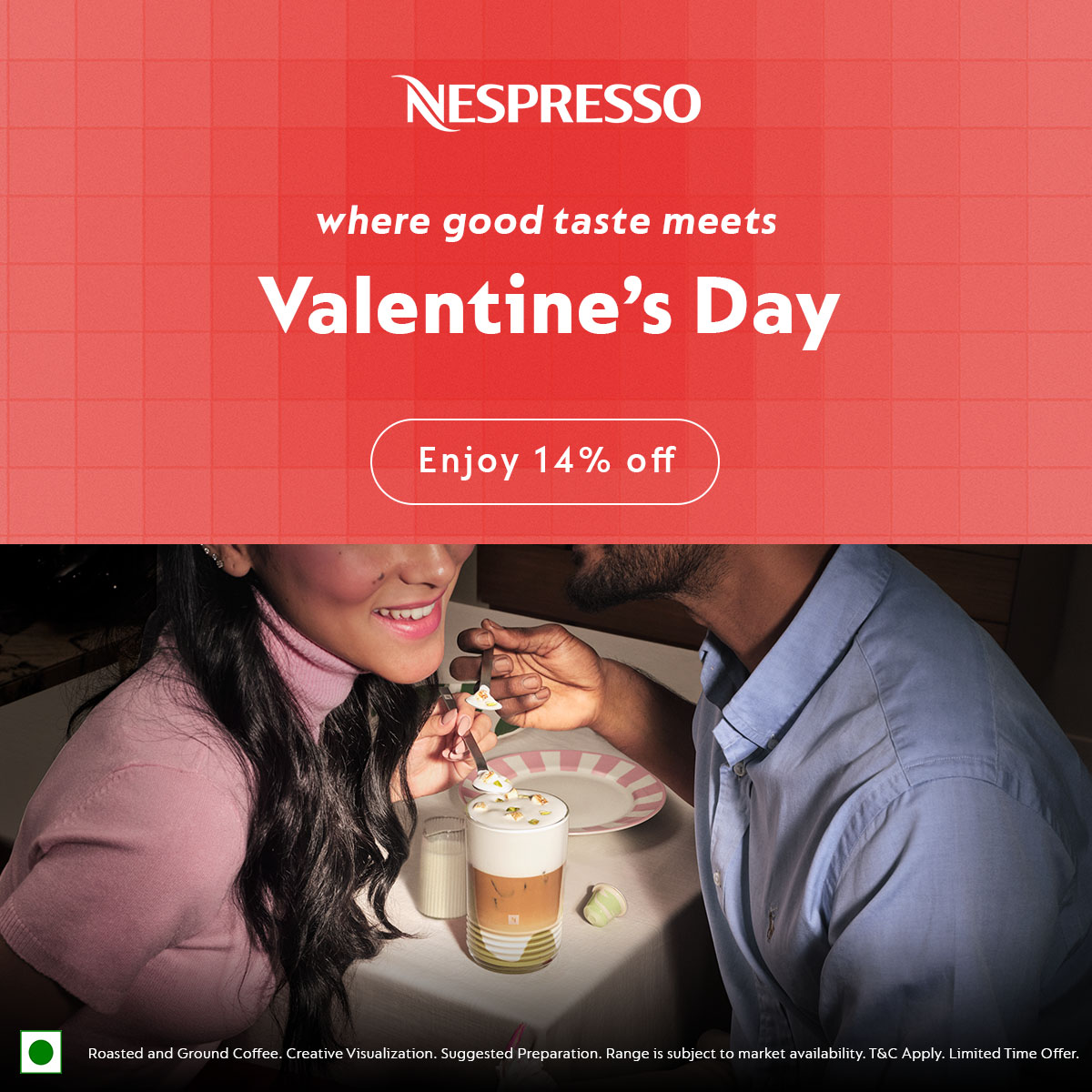 Nespresso Facebook ad