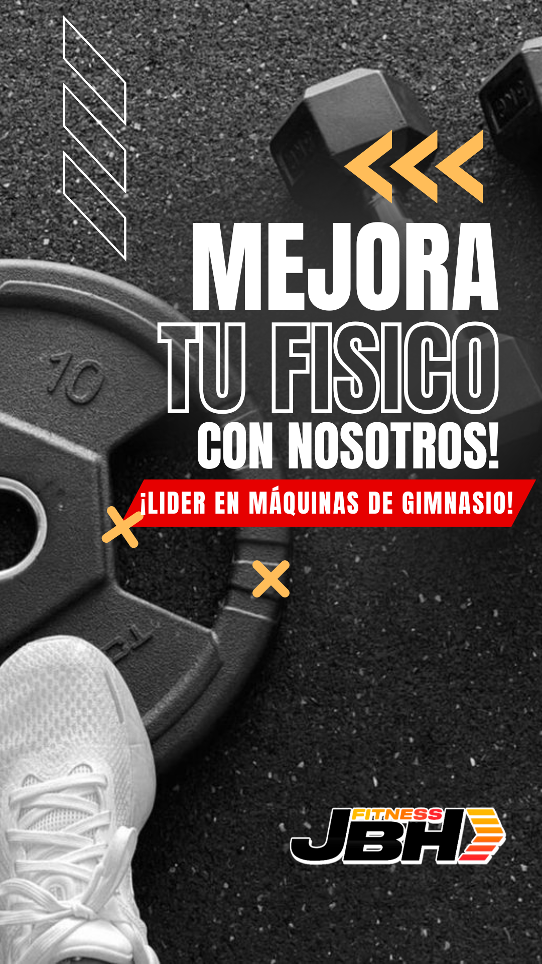 JBH Equip Facebook ad: ¡Transforma tu entrenamiento con JBH!