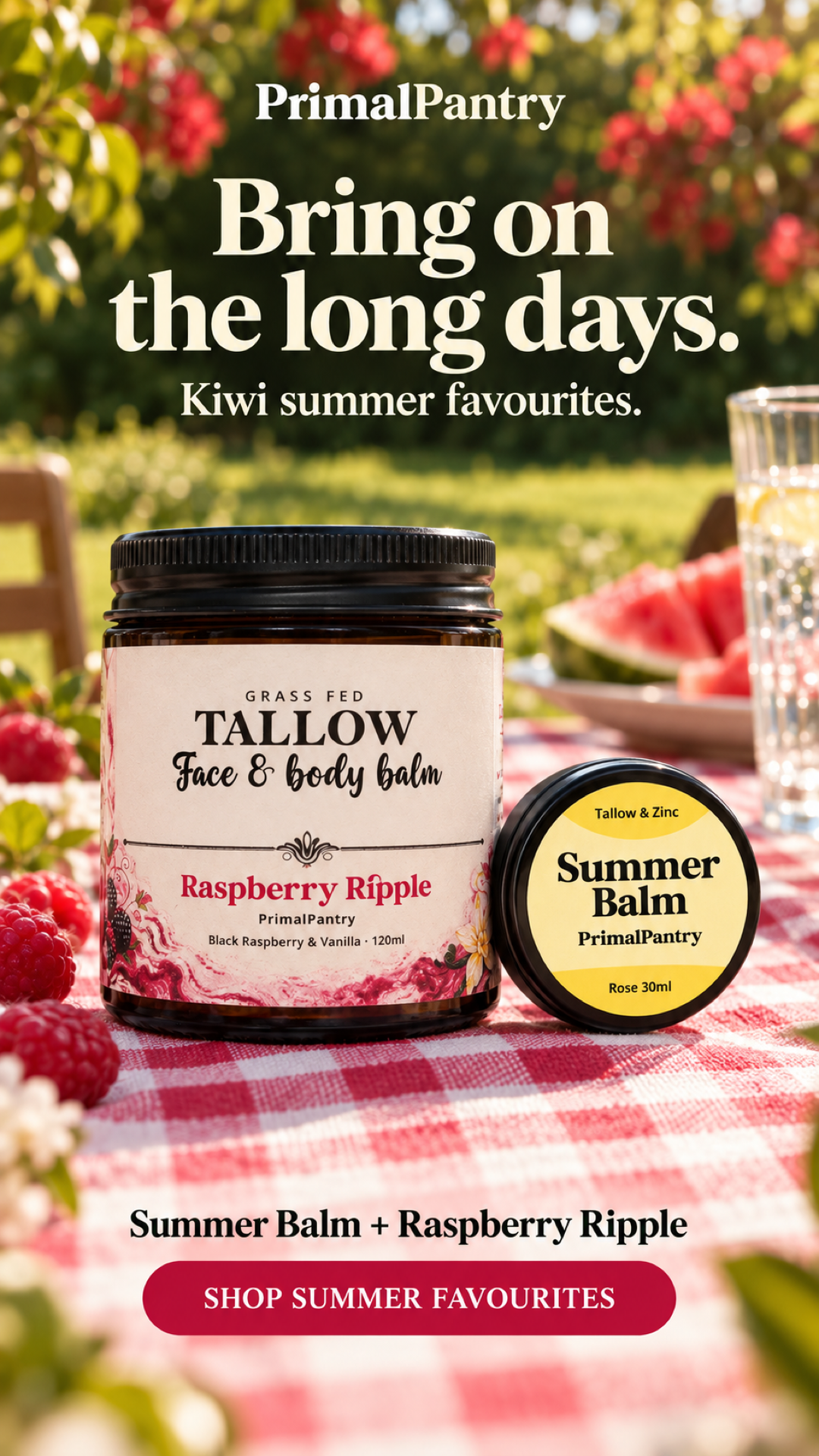 Primalpantry Facebook ad: Don't miss out! Limited edition tallow.