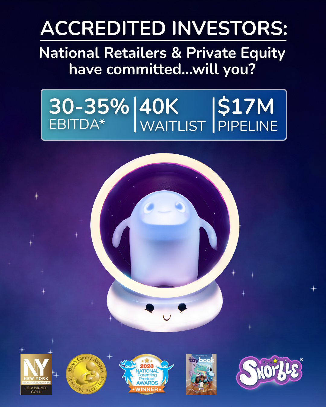 Team Snorble Facebook ad