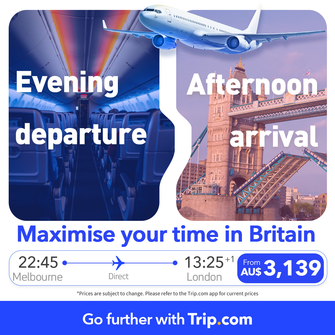 Trip.com Facebook ad