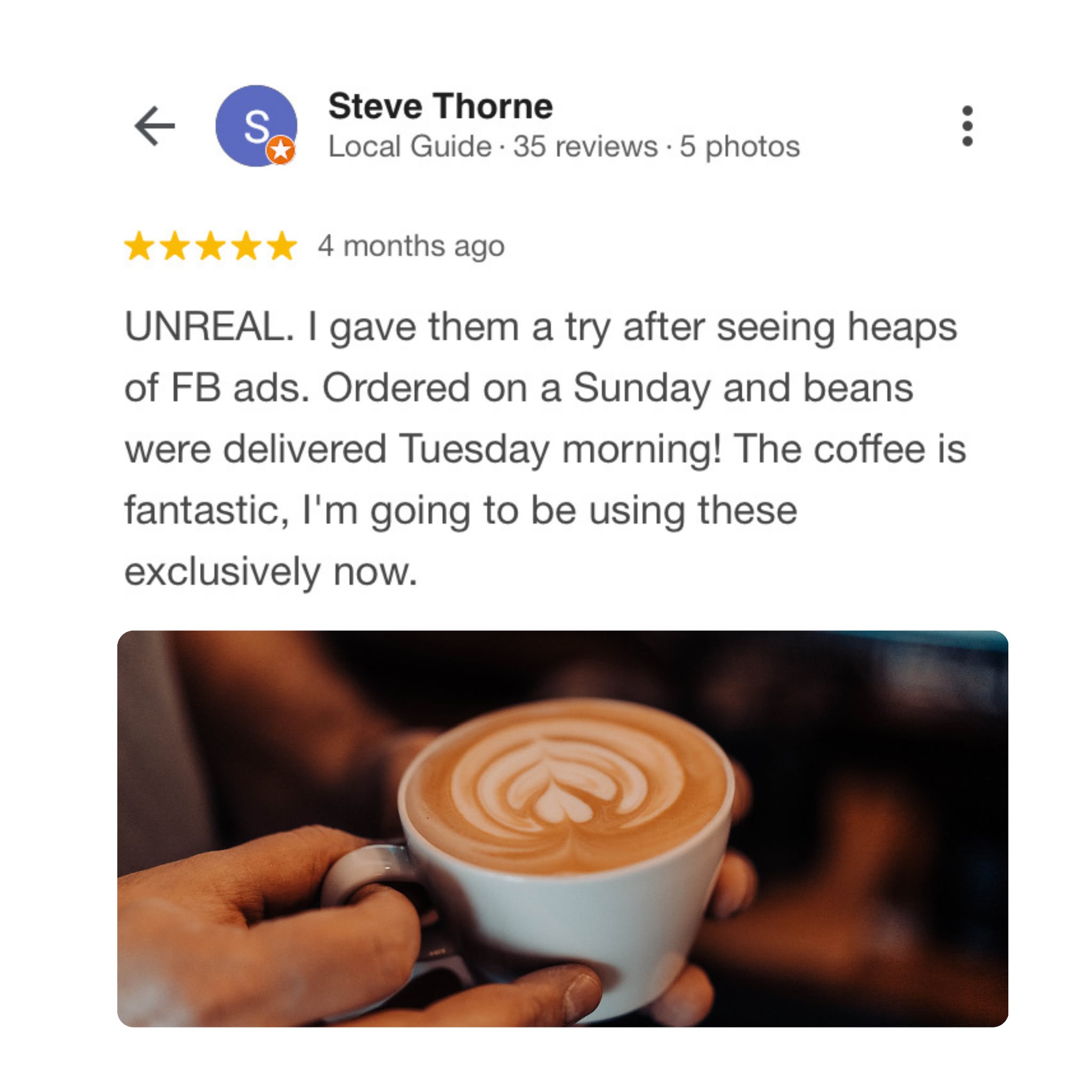 The Wood Roaster Facebook ad