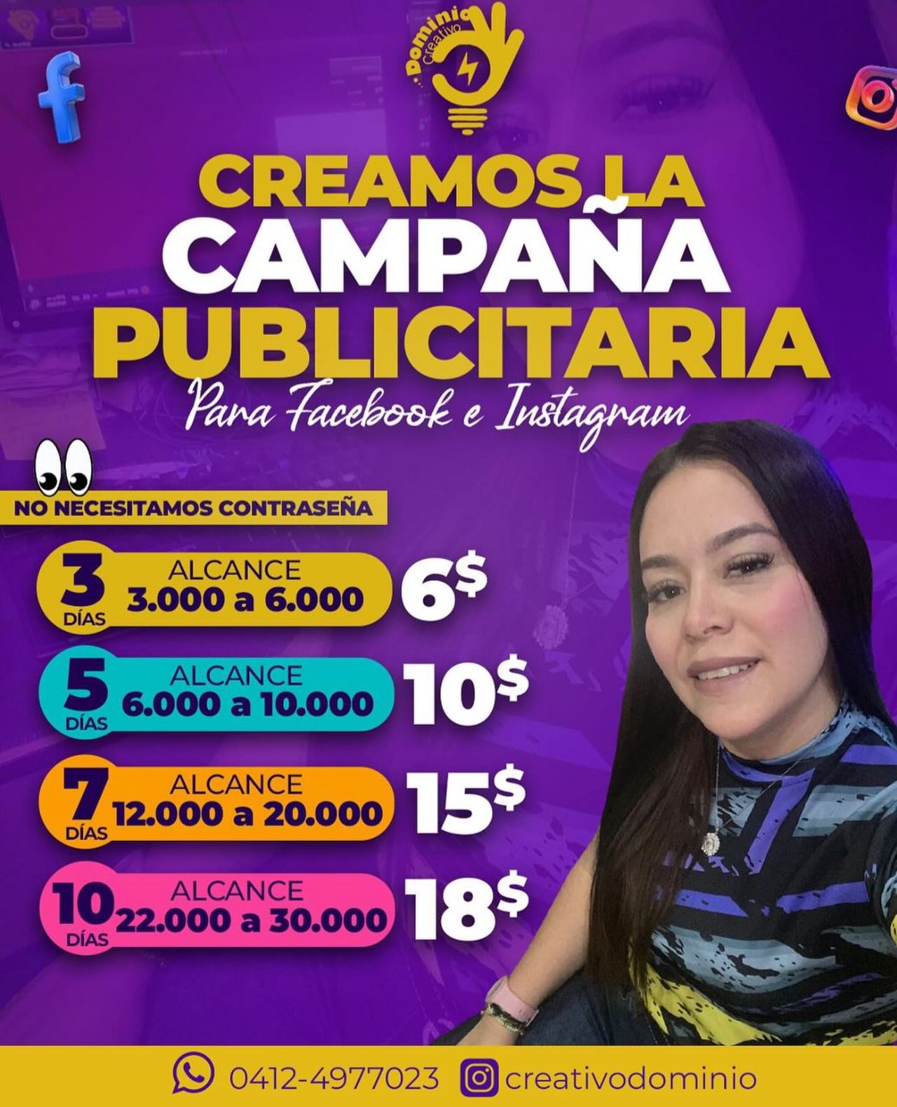 Dominio Creativo - Agencia Digital Facebook ad: ¿Quieres comenzar a generar resultados rápidamente con…
