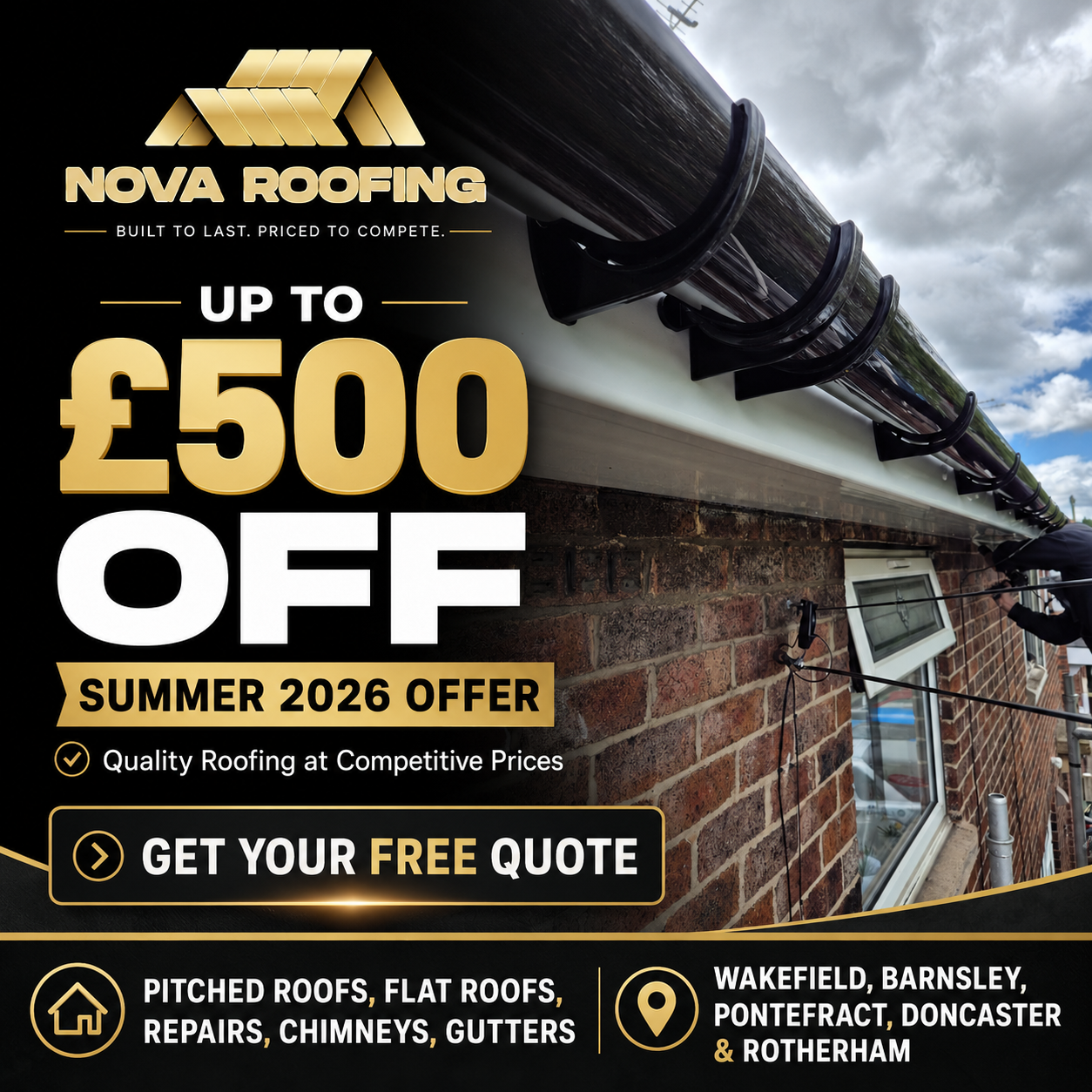Nova Roofing Facebook ad