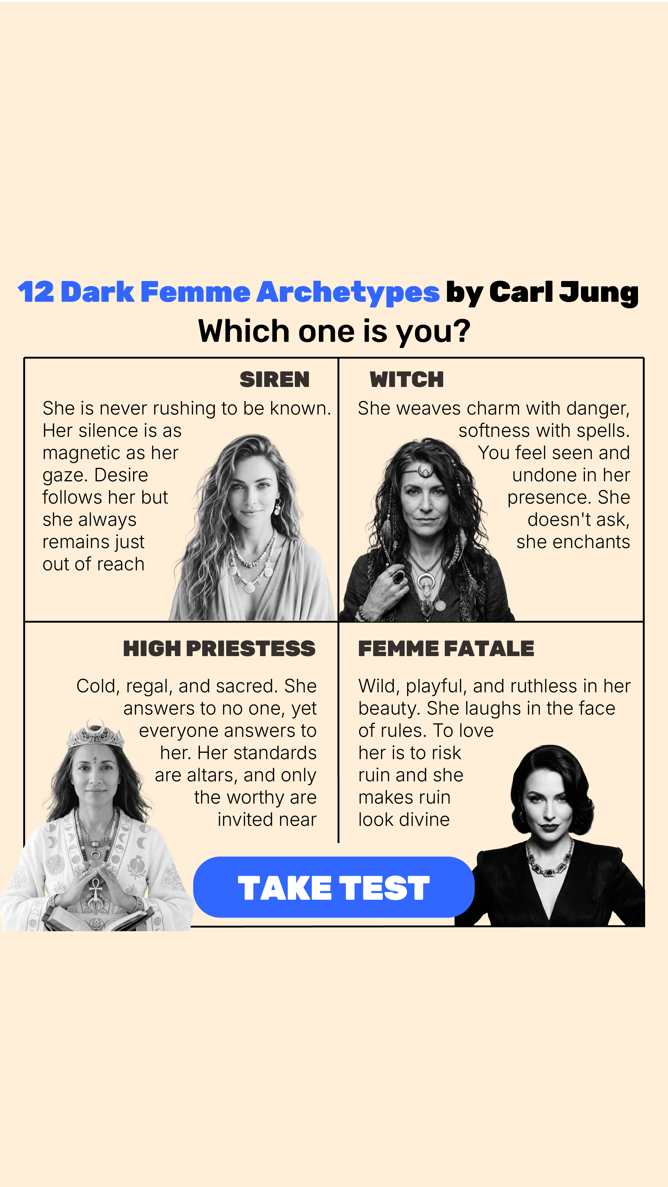 Personality Type Facebook ad