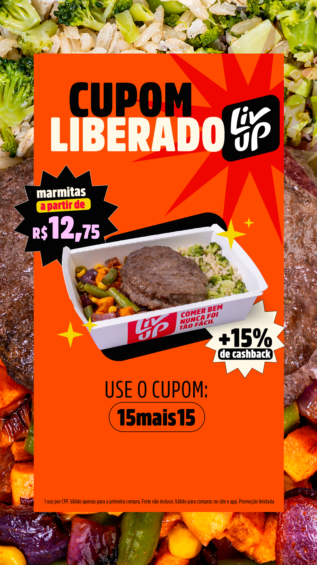 Liv Up Facebook ad: *Válido para 1ª compra